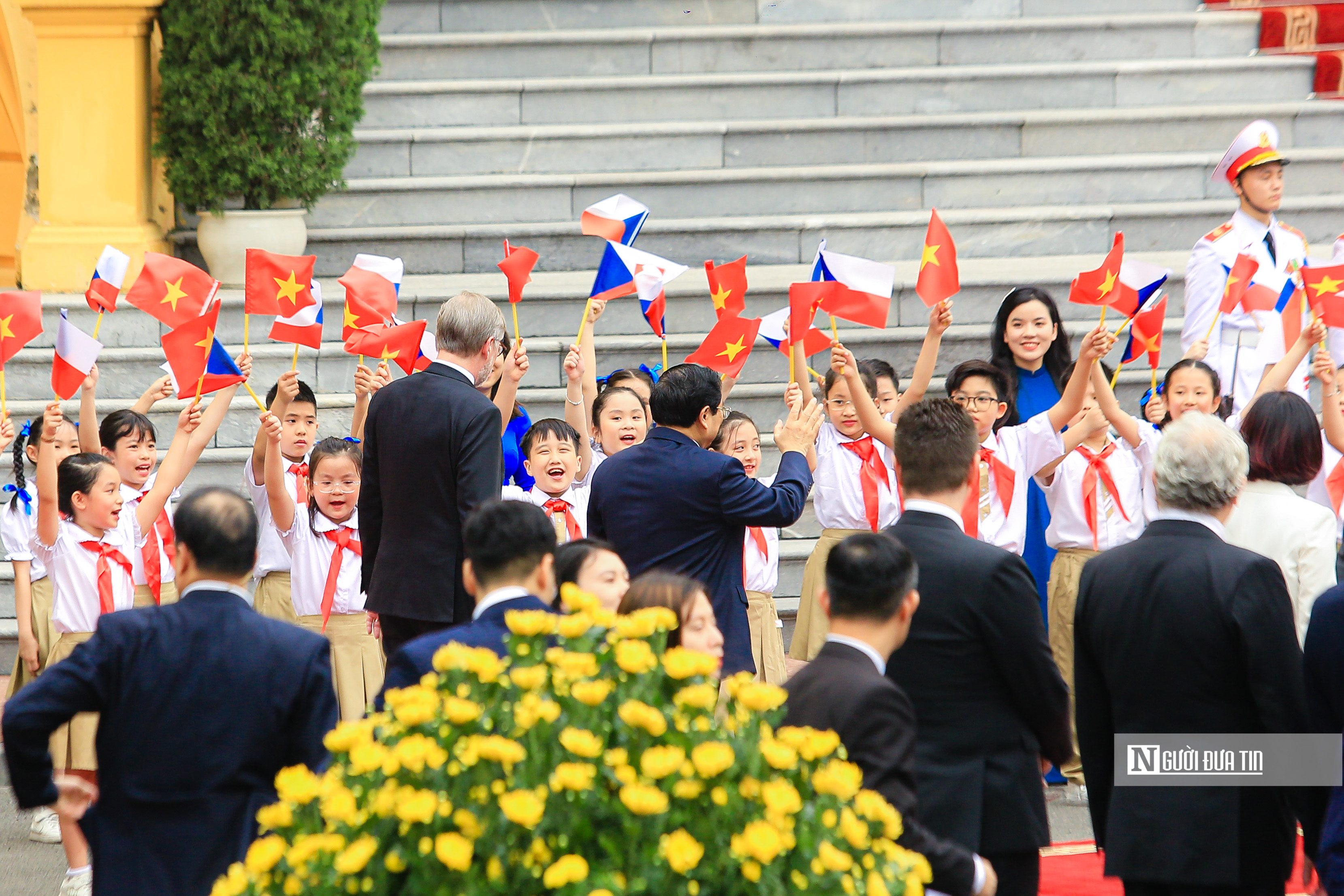 Tiêu điểm - Thủ tướng Phạm Minh Chính chủ trì Lễ đón Thủ tướng Cộng hòa Séc  (Hình 2).