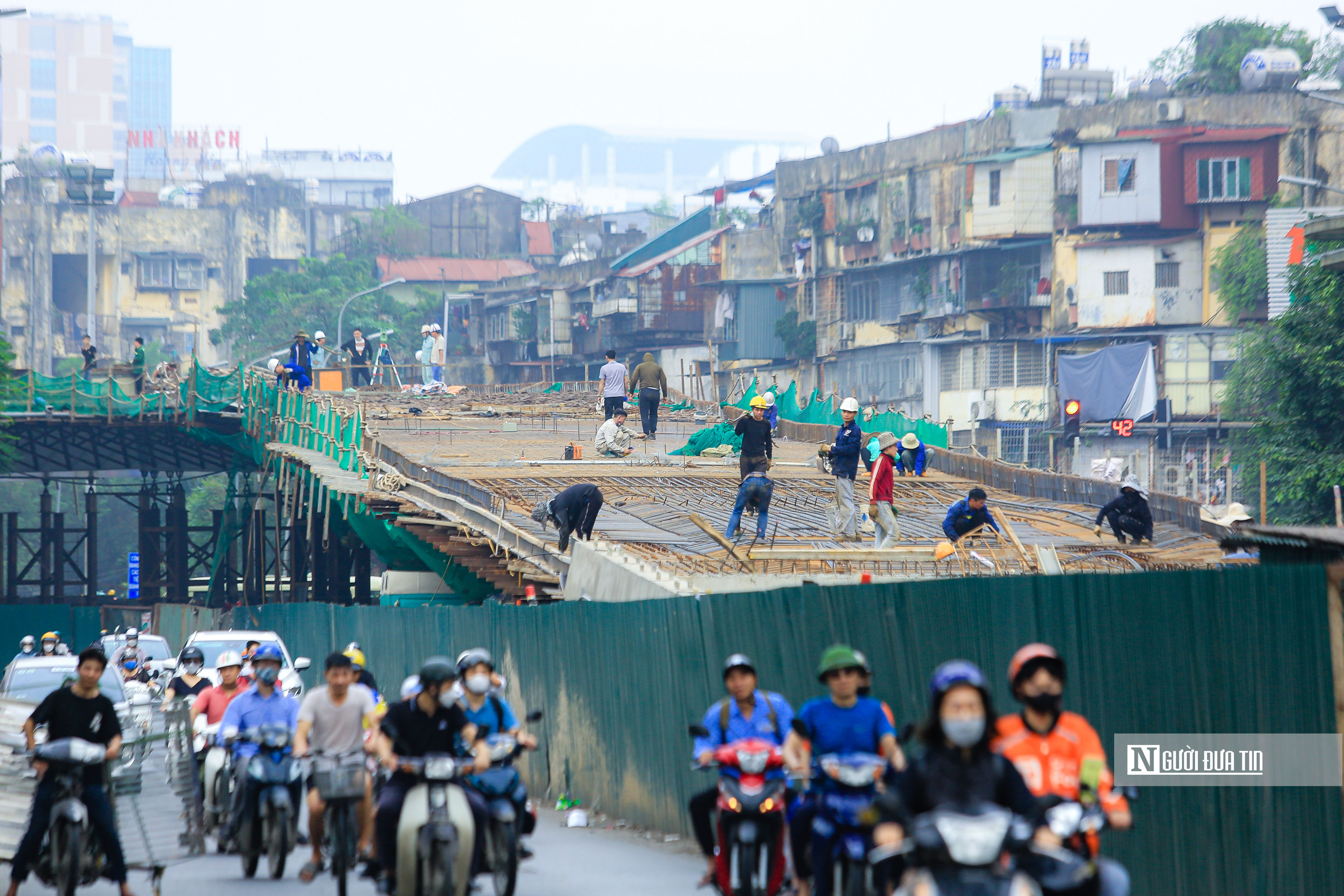 Bất động sản - Cầu vượt chữ C ở Hà Nội tiếp tục chậm tiến độ (Hình 10).