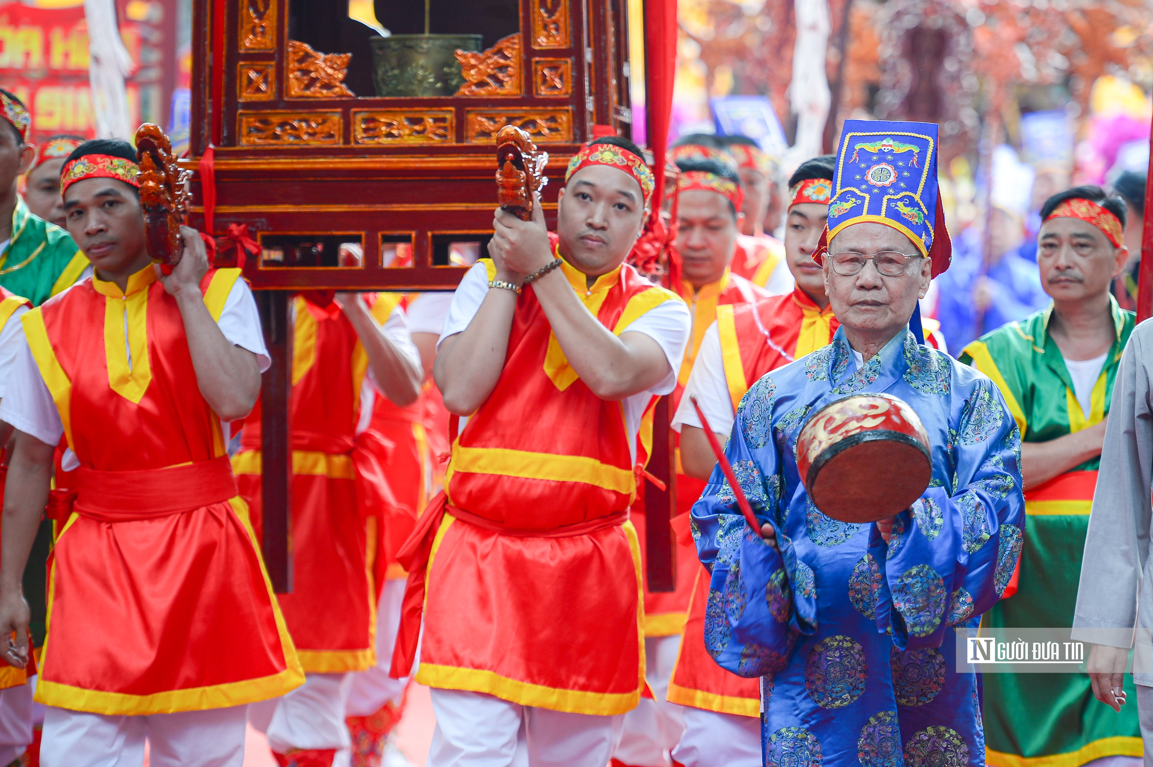 Văn hoá - Người dân háo hức xem tái hiện văn hóa độc nhất vô nhị 'vùng Kẻ Láng' (Hình 6).