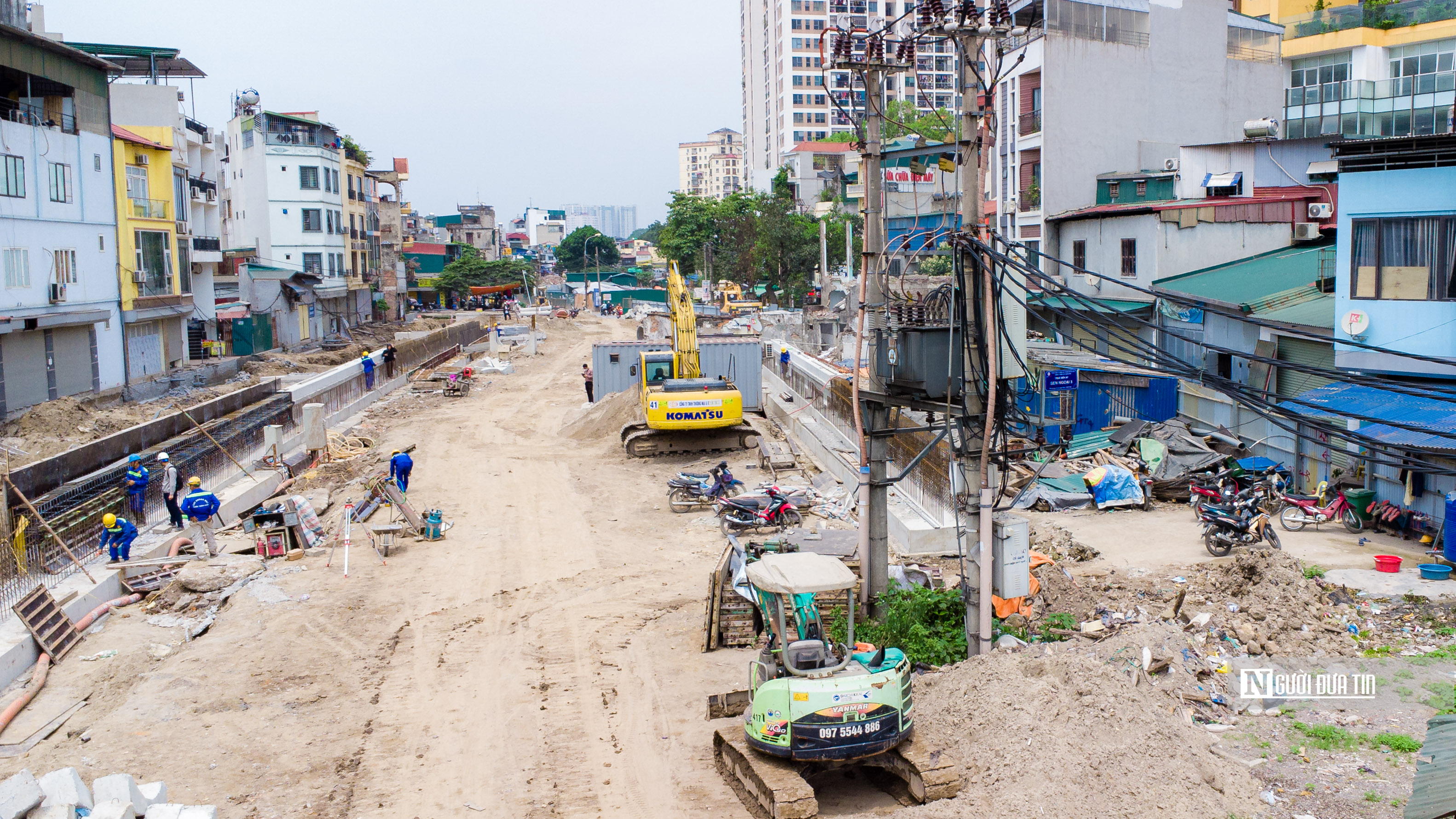 Bất động sản - Bên trong công trường thi công dự án hầm chui Giải Phóng - Kim Đồng (Hình 9).