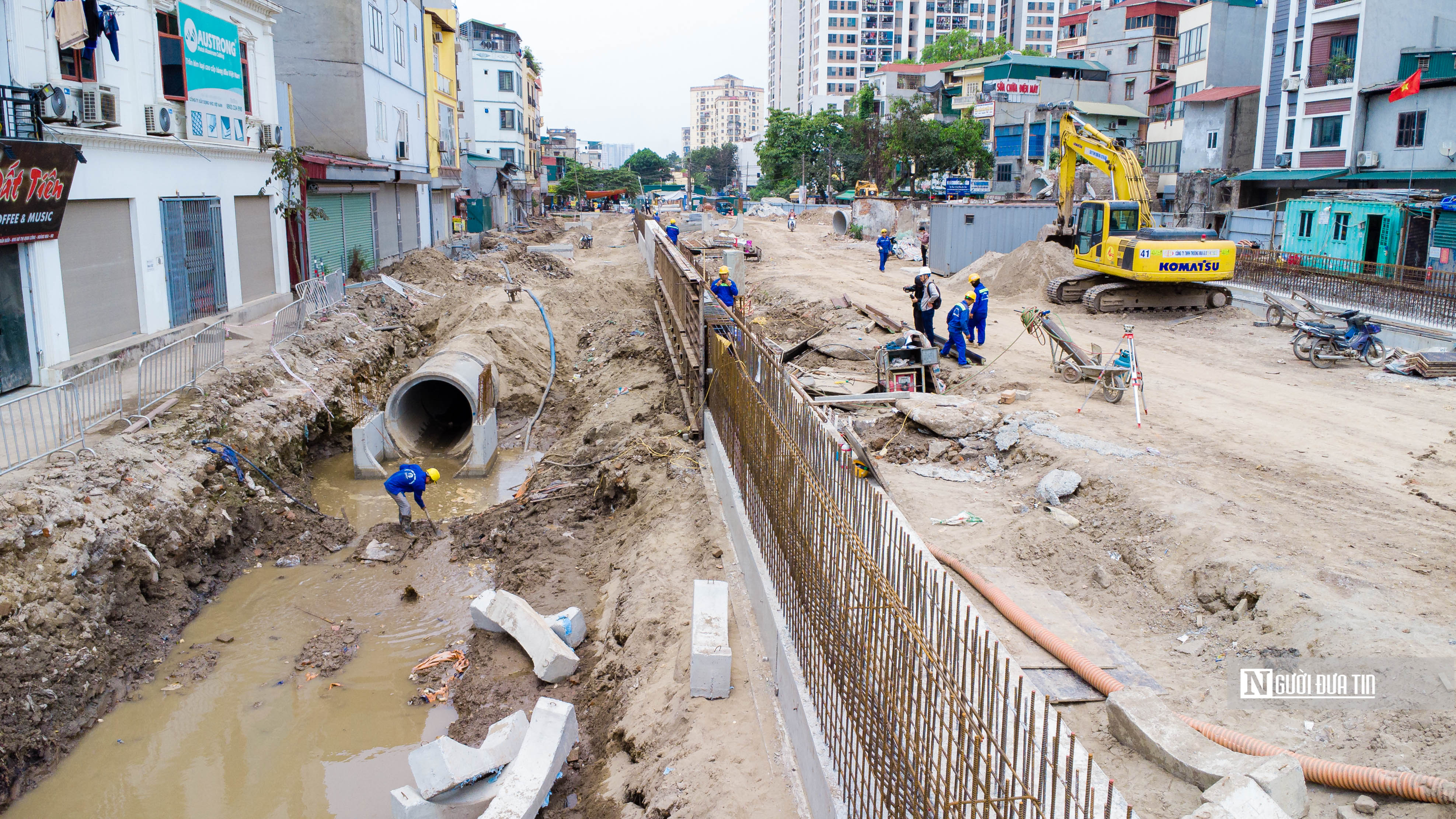 Bất động sản - Bên trong công trường thi công dự án hầm chui Giải Phóng - Kim Đồng (Hình 5).