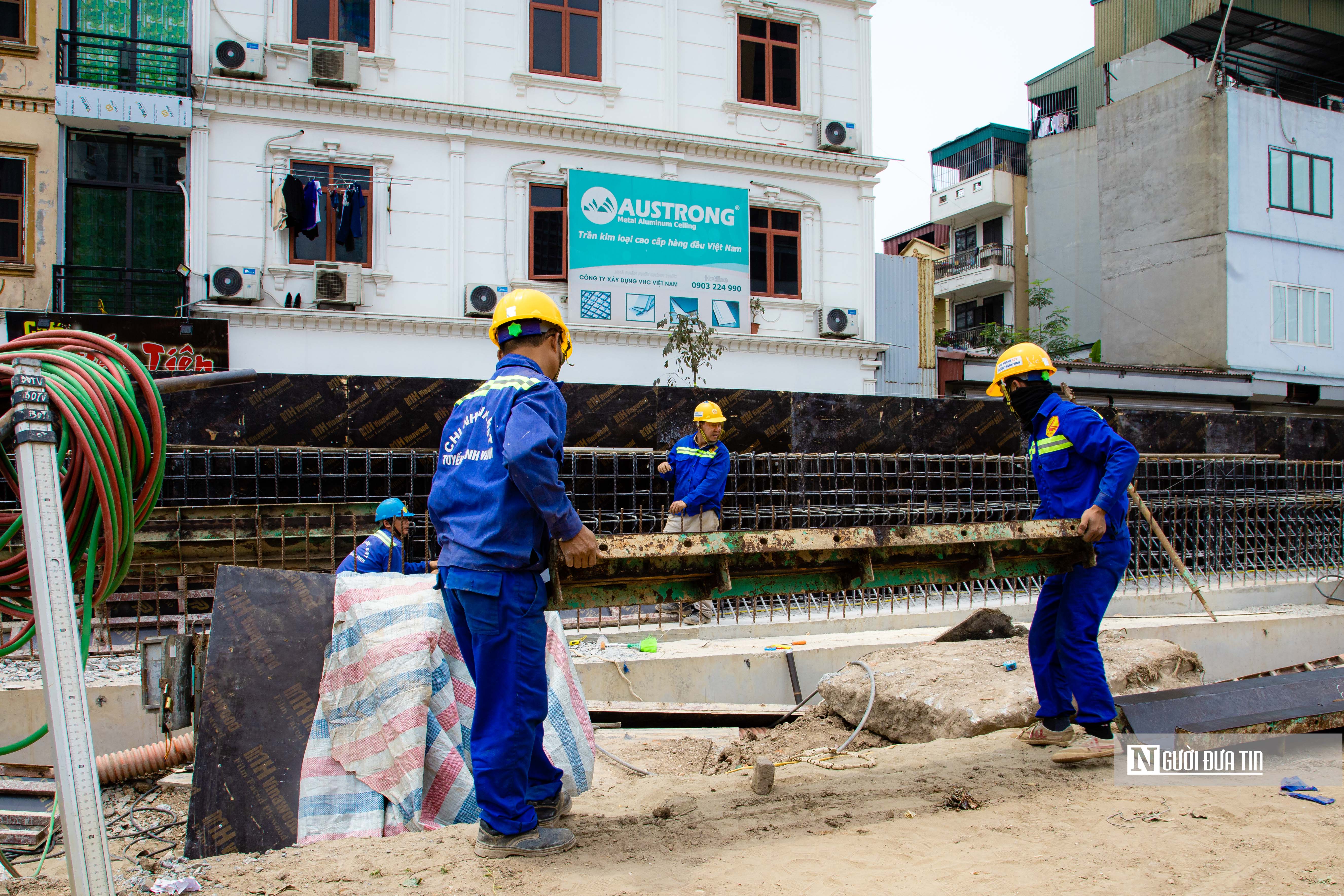 Bất động sản - Bên trong công trường thi công dự án hầm chui Giải Phóng - Kim Đồng (Hình 6).