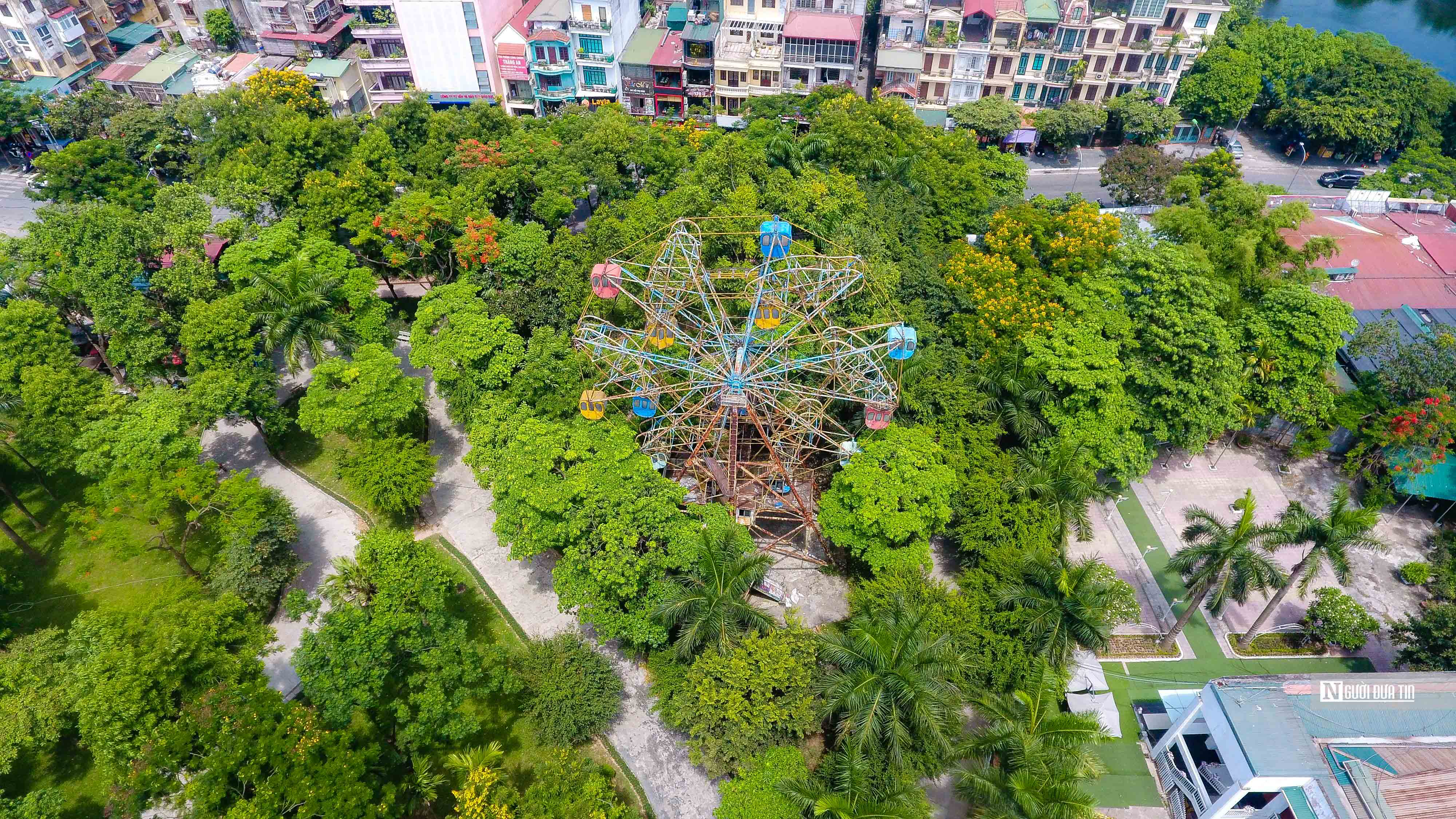 Dân sinh - Hà Nội: Phá dỡ công trình vi phạm tại công viên Tuổi trẻ Thủ đô (Hình 3).