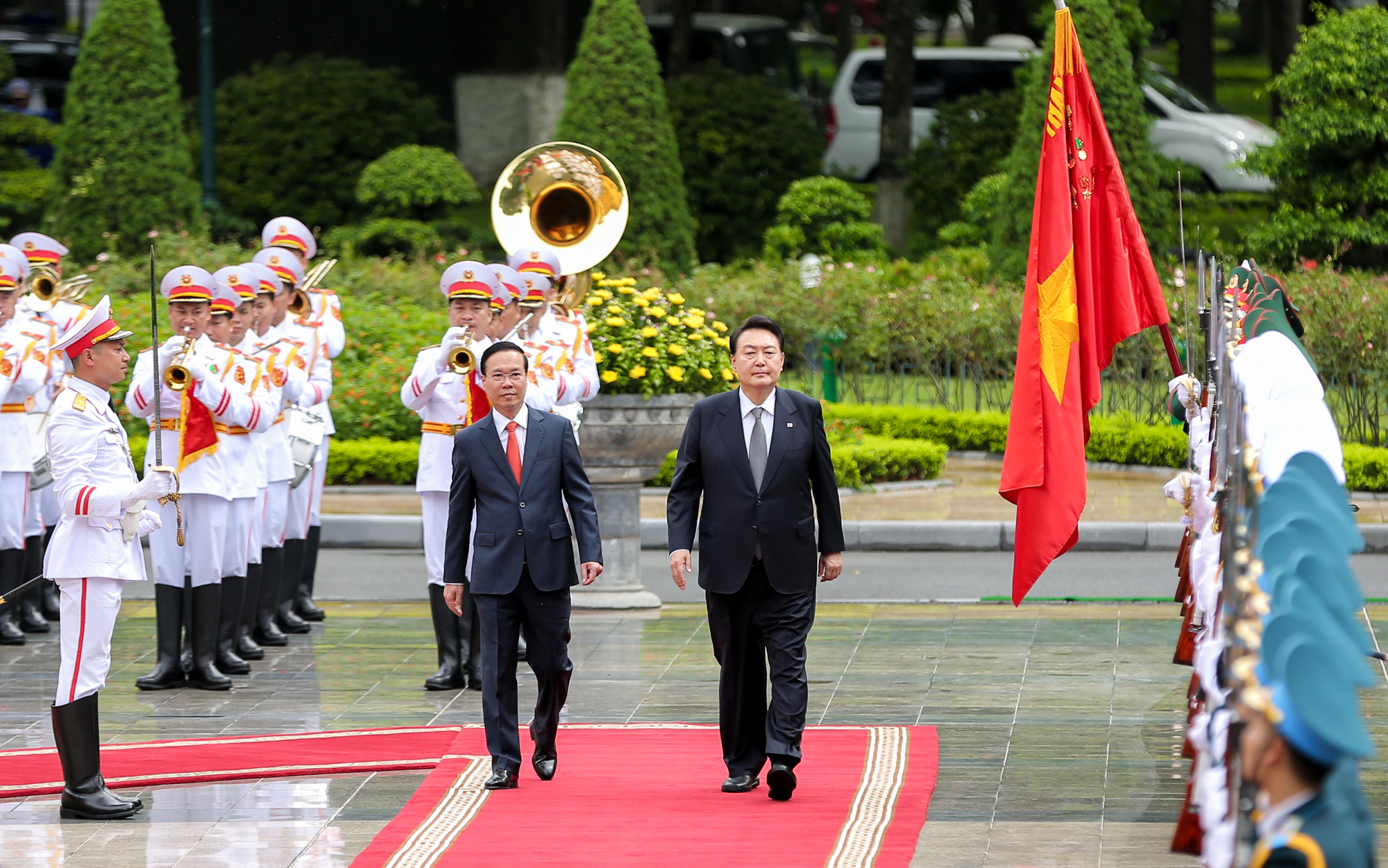 Sự kiện - Chủ tịch nước Võ Văn Thưởng chủ trì lễ đón Tổng thống Hàn Quốc (Hình 9).