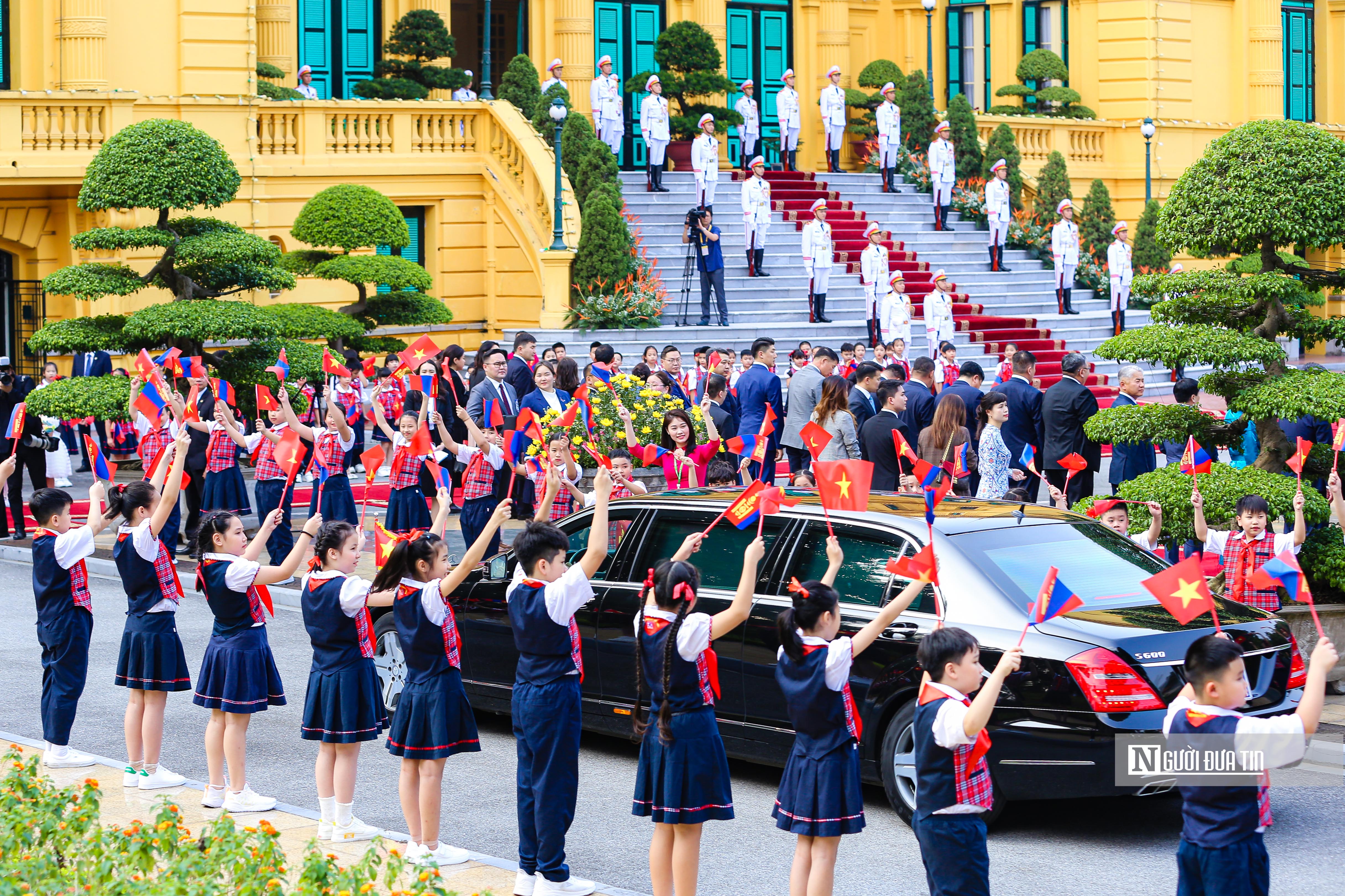 Tiêu điểm - Chủ tịch nước Võ Văn Thưởng chủ trì lễ đón Tổng thống Mông Cổ (Hình 3).