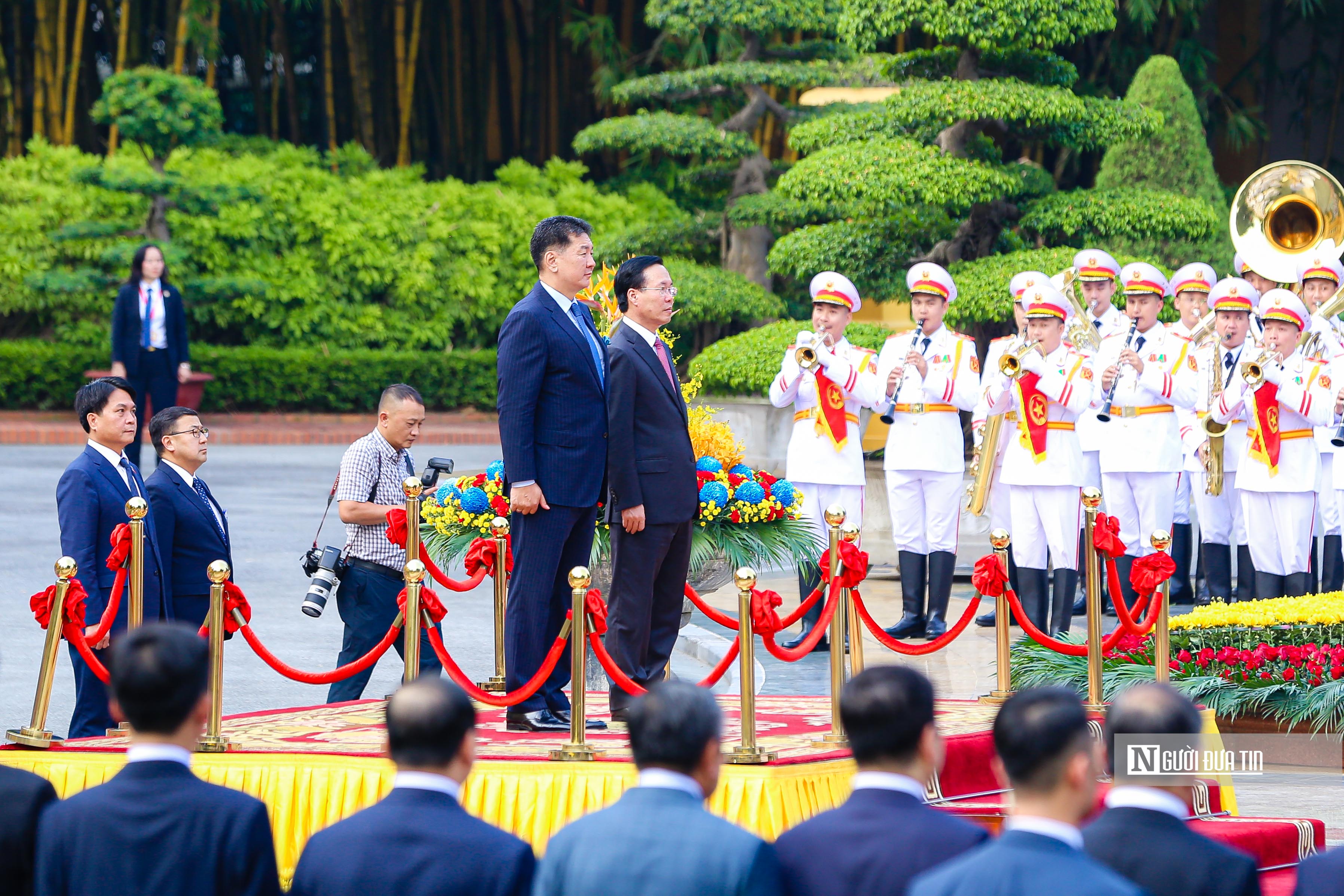 Tiêu điểm - Chủ tịch nước Võ Văn Thưởng chủ trì lễ đón Tổng thống Mông Cổ (Hình 4).