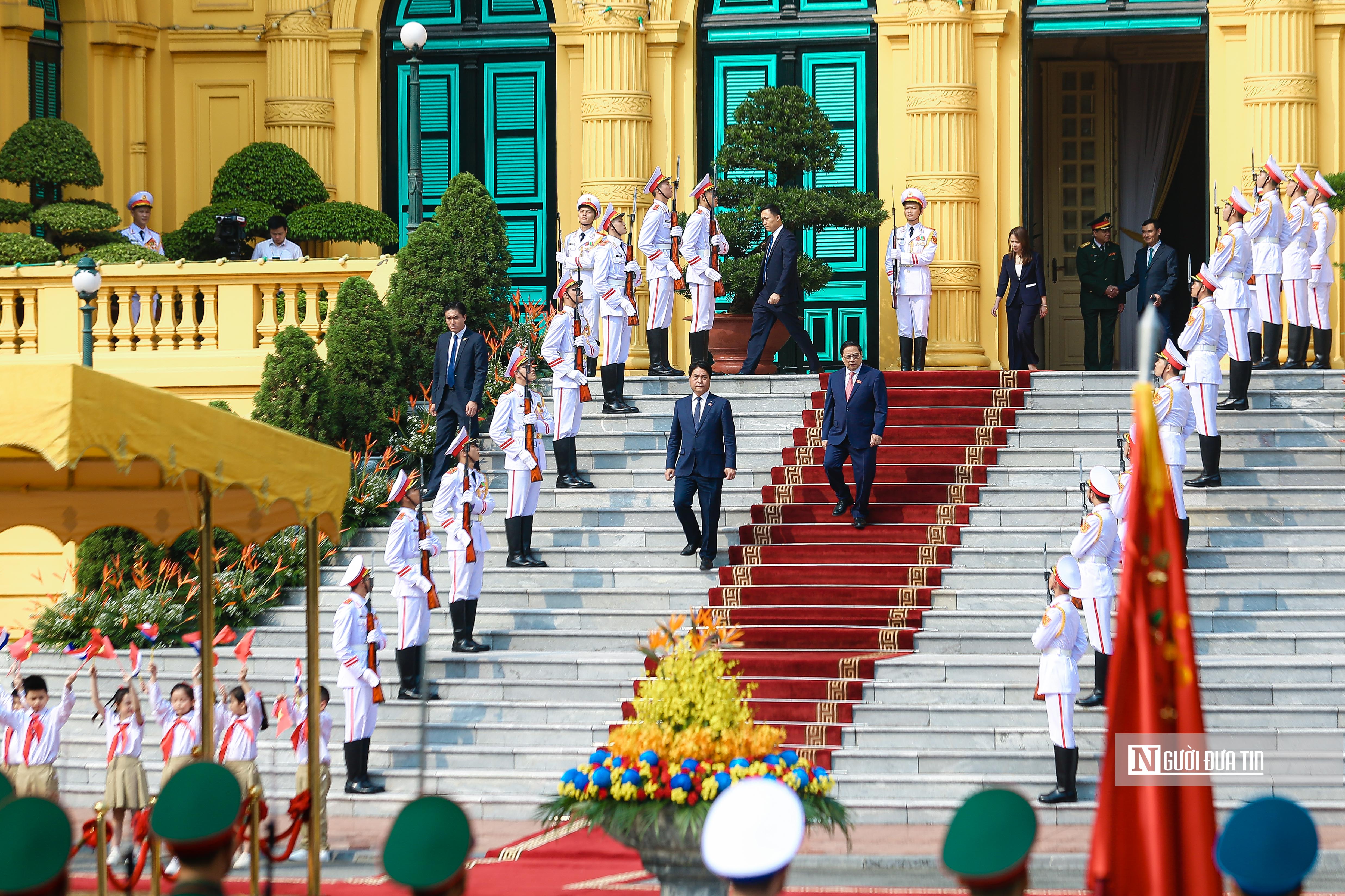 Tiêu điểm - Thủ tướng Phạm Minh Chính chủ trì lễ đón trọng thể Thủ tướng Hà Lan