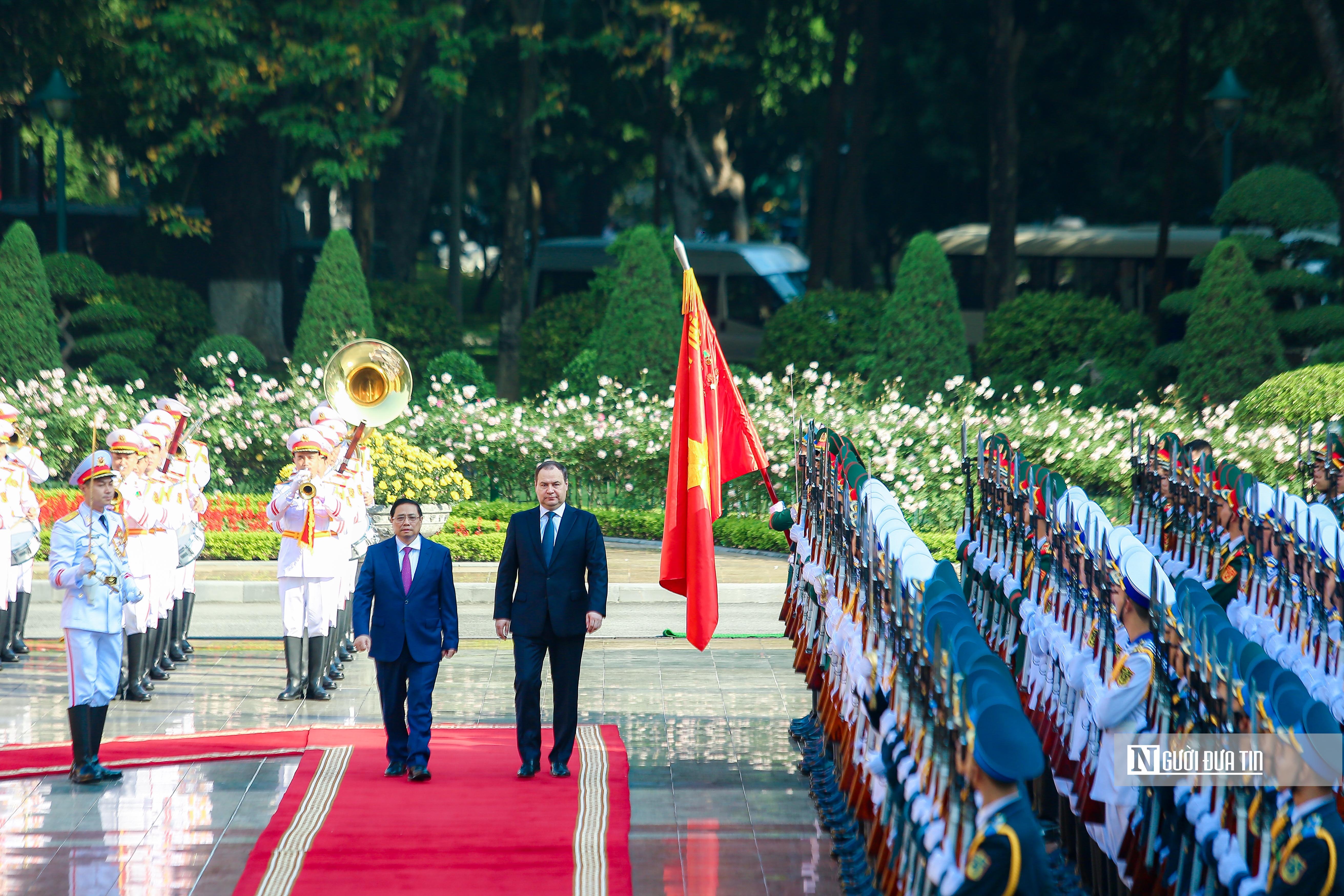 Tiêu điểm - Thủ tướng Phạm Minh Chính chủ trì lễ đón Thủ tướng Cộng hòa Belarus  (Hình 6).