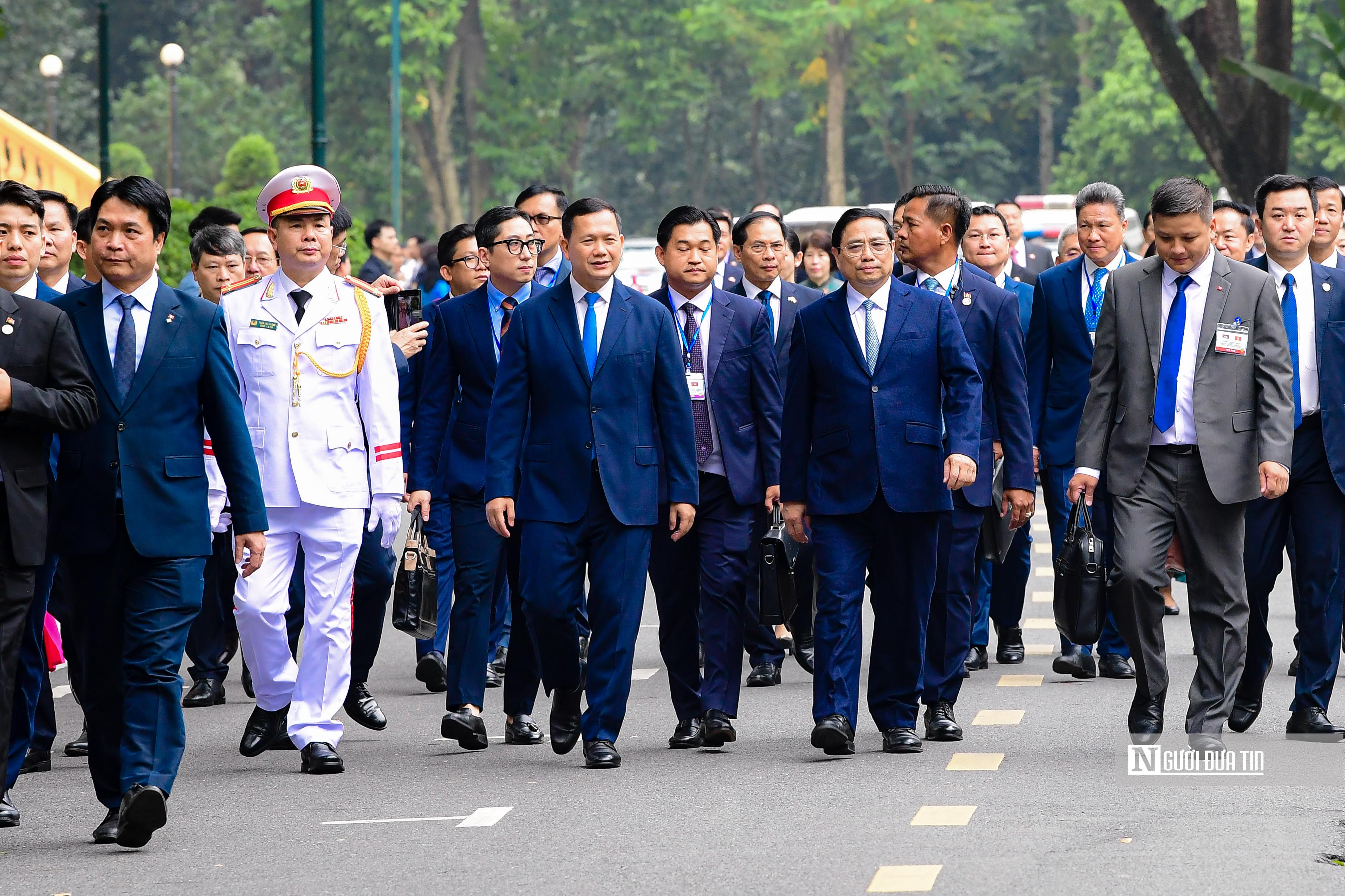 Tiêu điểm - Thủ tướng Phạm Minh Chính chủ trì Lễ đón Thủ tướng Campuchia  (Hình 14).