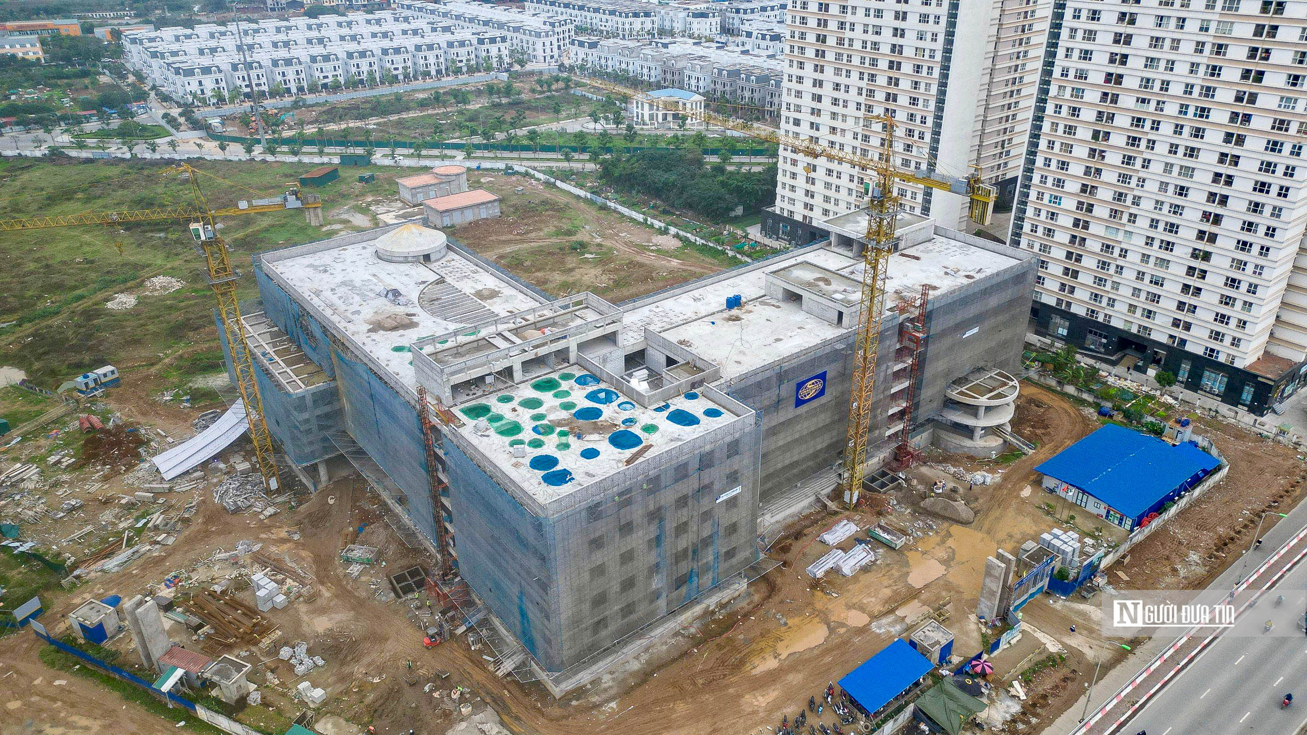 Bất động sản - Toàn cảnh Bệnh viện Nhi Hà Nội gần 800 tỷ đồng sau gần 1 năm thi công (Hình 4).