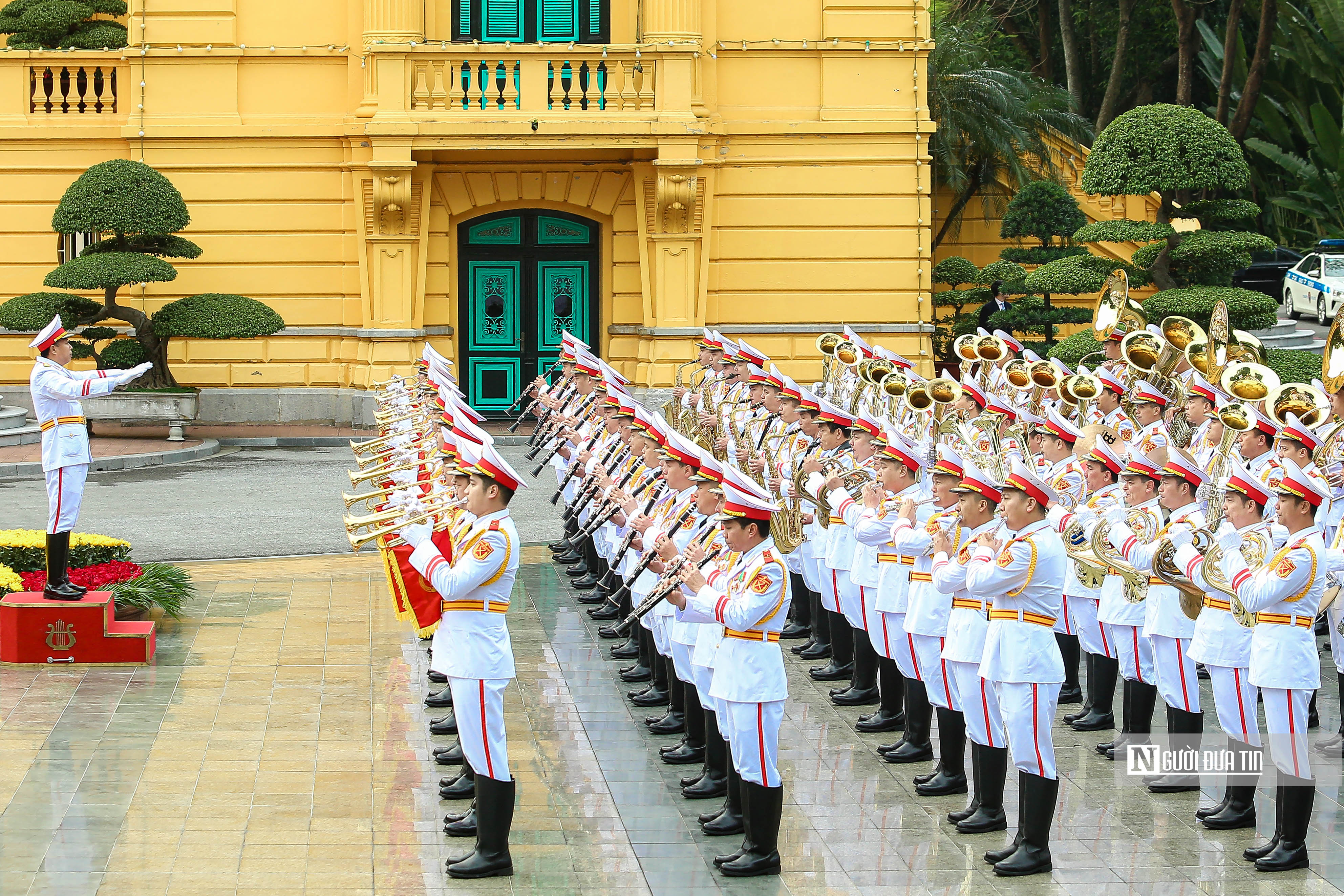 Tiêu điểm - Bắn 21 phát đại bác chào mừng Tổng thống Đức tới thăm Việt Nam (Hình 7).