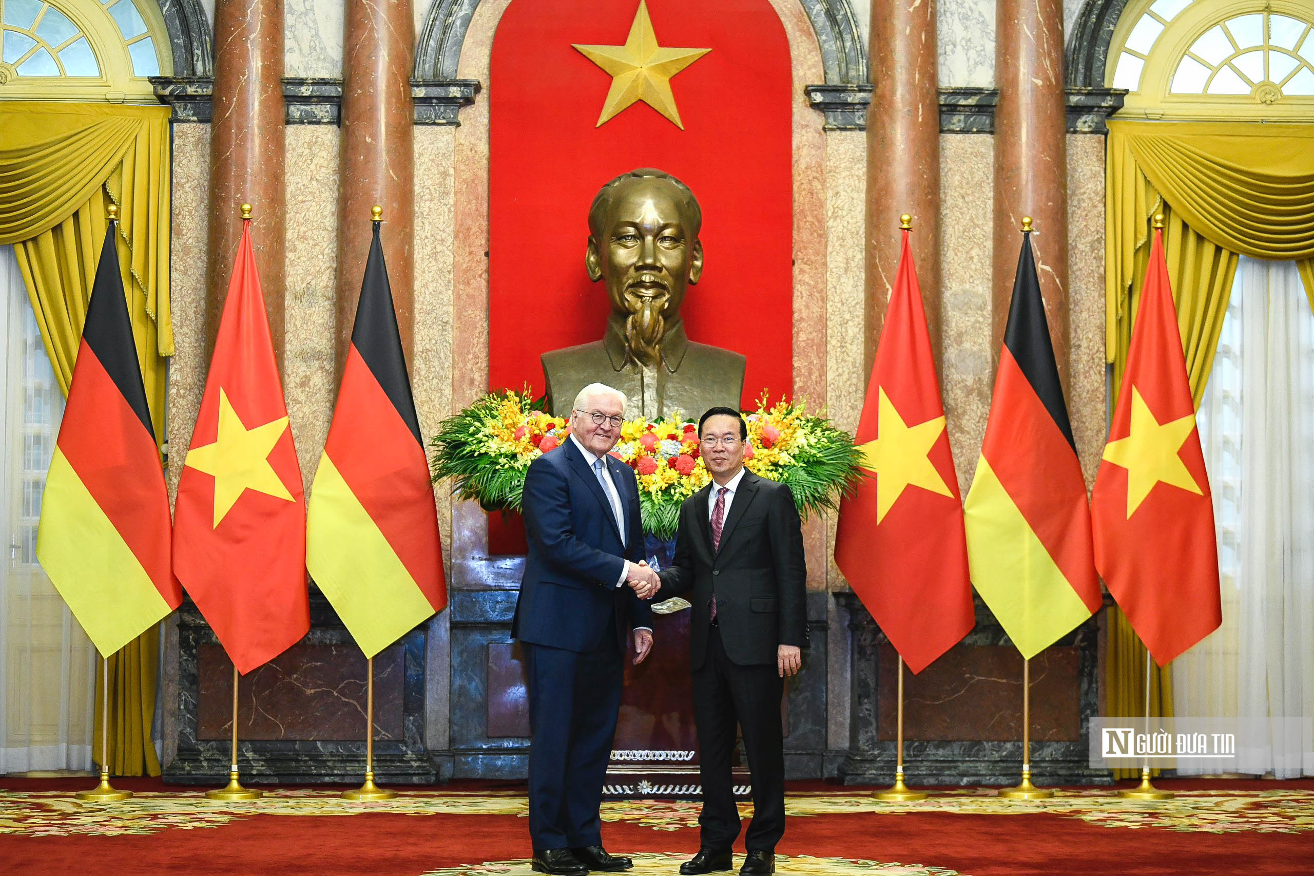 Tiêu điểm - Bắn 21 phát đại bác chào mừng Tổng thống Đức tới thăm Việt Nam (Hình 16).