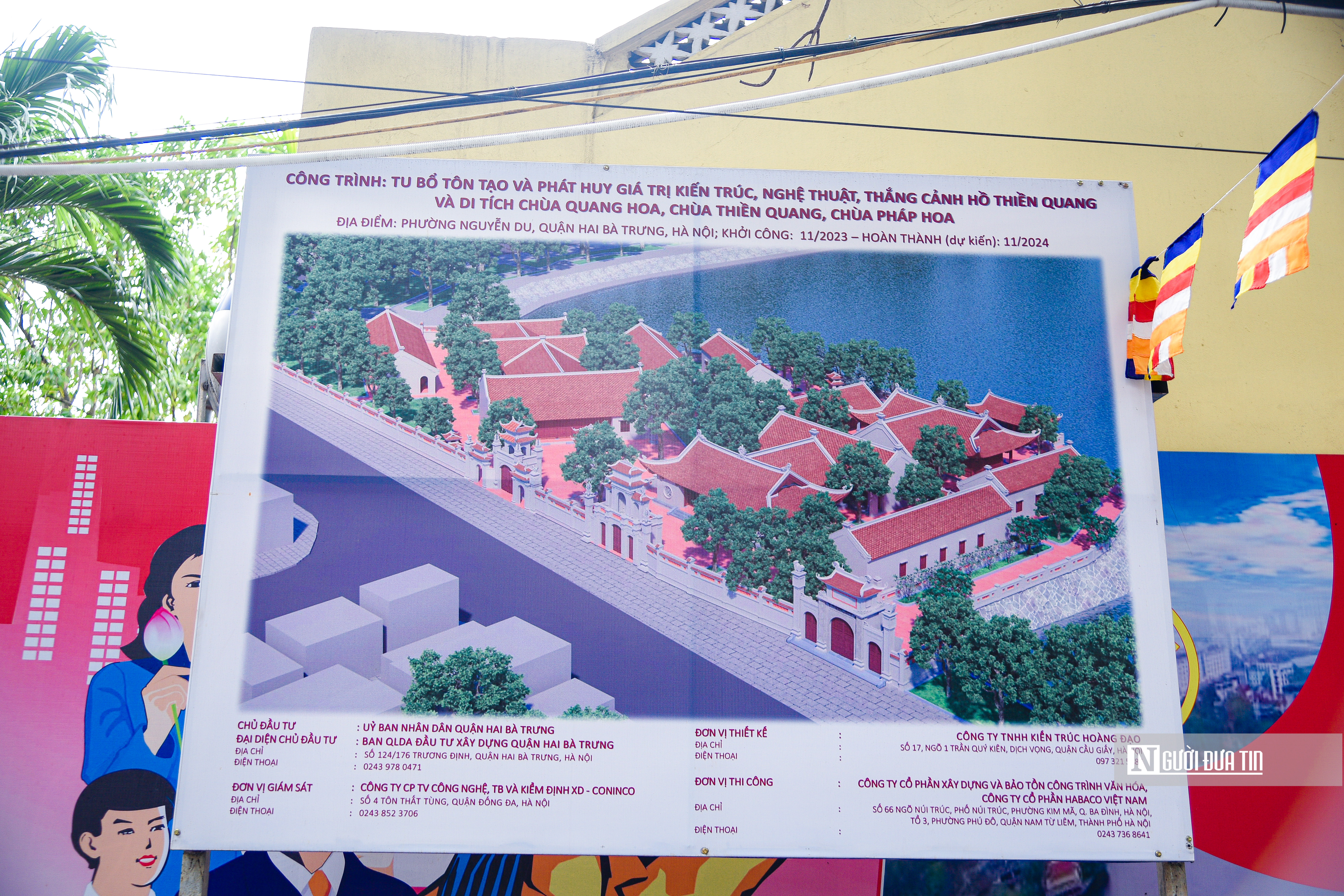 Xã hội - Hiện trạng hồ Thiền Quang trước đề xuất làm 5 quảng trường xung quanh (Hình 9).