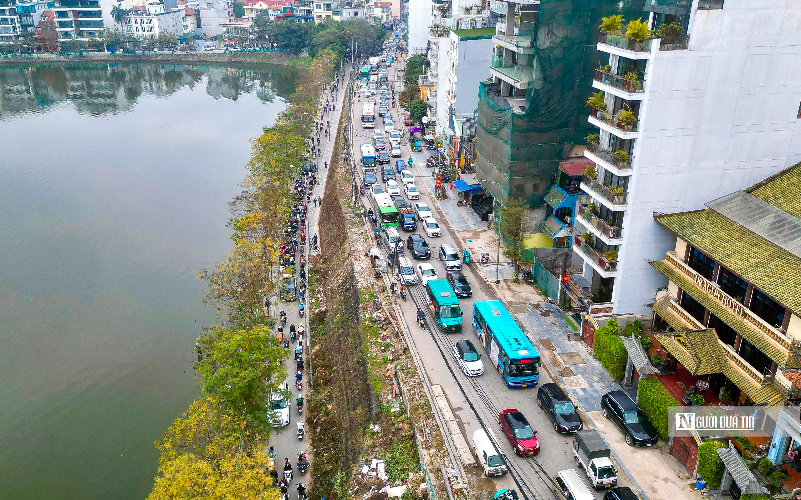 Dân sinh - Hà Nội: Tuyến đường hơn 1km làm 4 năm vẫn chưa mở rộng xong  (Hình 11).