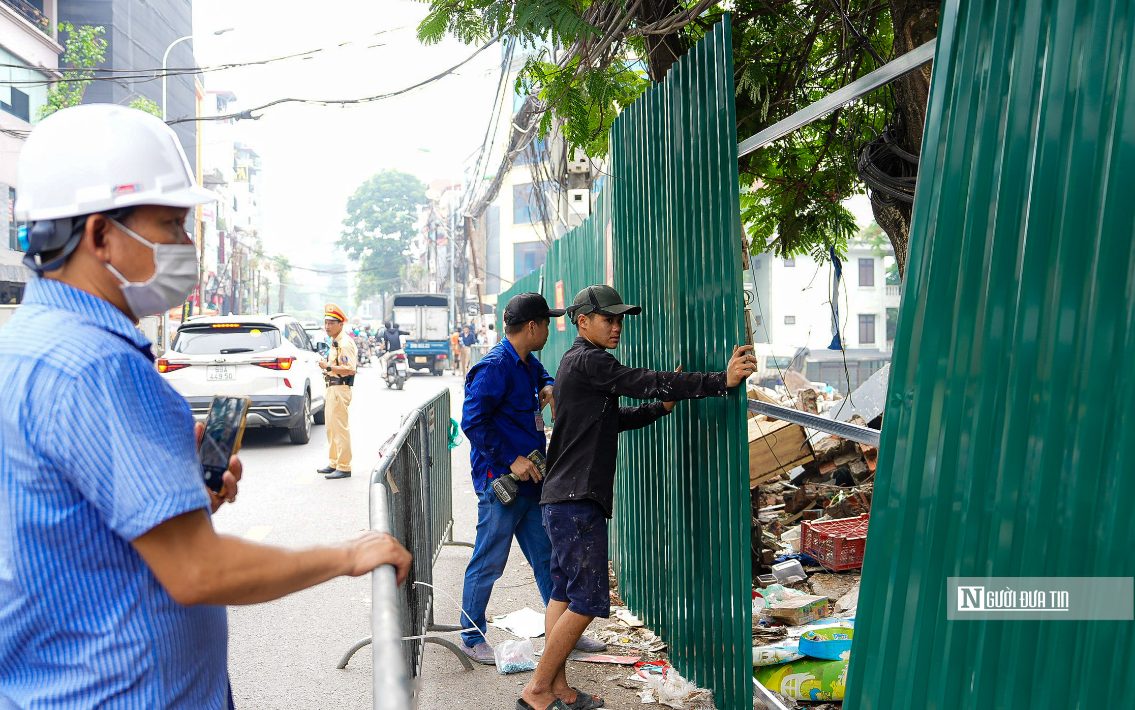 Sự kiện - Hà Nội: Tiếp tục cưỡng chế giải phóng mặt bằng đường Xuân Diệu (Hình 4).