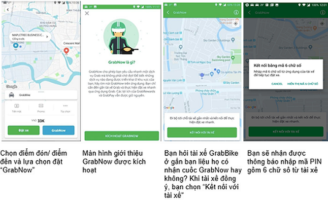 Sản phẩm - GrabNow: “Lên xe trước đặt app sau”