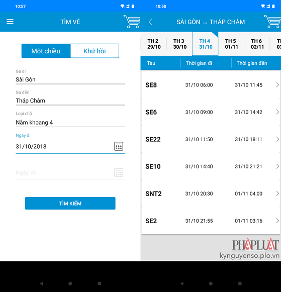 Thủ thuật - Tiện ích - Mua vé tàu Tết Kỷ Hợi 2019 dễ dàng qua ứng dụng miễn phí (Hình 4).