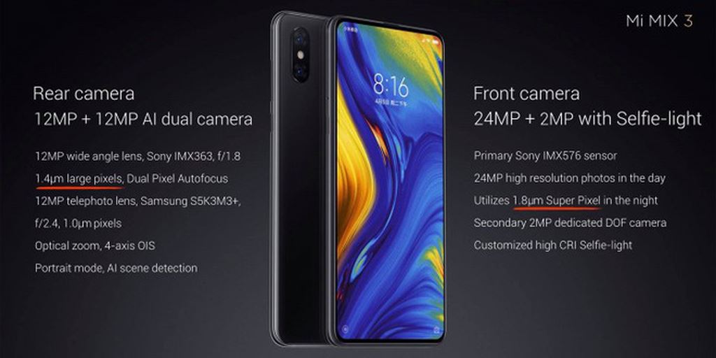 Sản phẩm - 'Nội soi' Xiaomi Mi MIX 3: Chuẩn toàn màn hình, RAM 'khủng' 10GB (Hình 3).