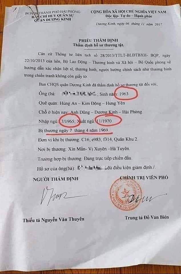 Tin nhanh - Thực hư chuyện cựu quân nhân 2 tuổi nhập ngũ 7 tuổi xuất ngũ ở Hải Phòng