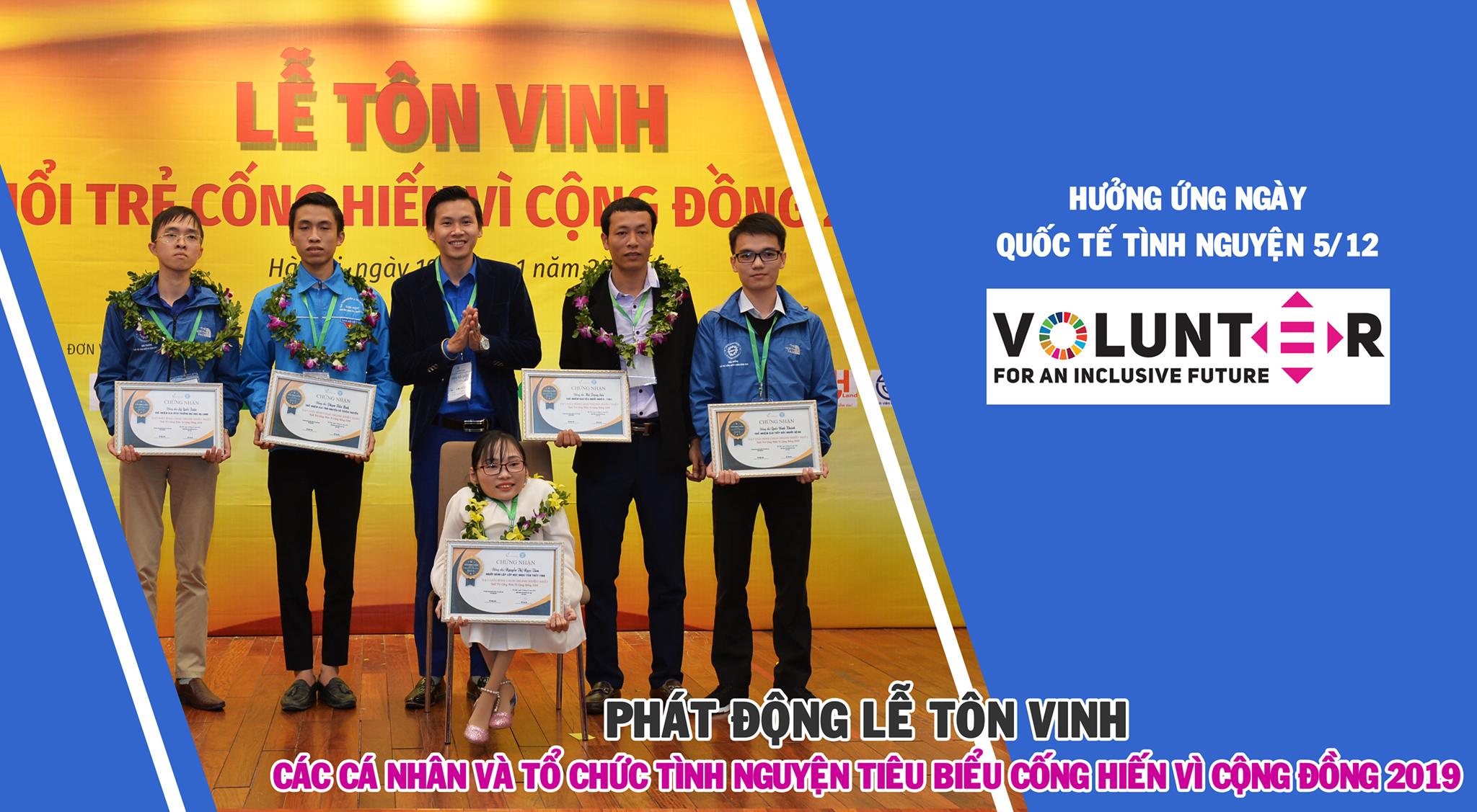 Tin nhanh - Phát động lễ tôn vinh 'Tuổi trẻ cống hiến vì cộng đồng' 2019