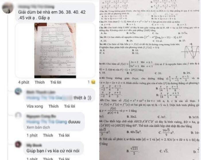 An ninh - Hình sự - Xác định địa điểm lọt đề thi Toán tốt nghiệp THPT Quốc gia 2021