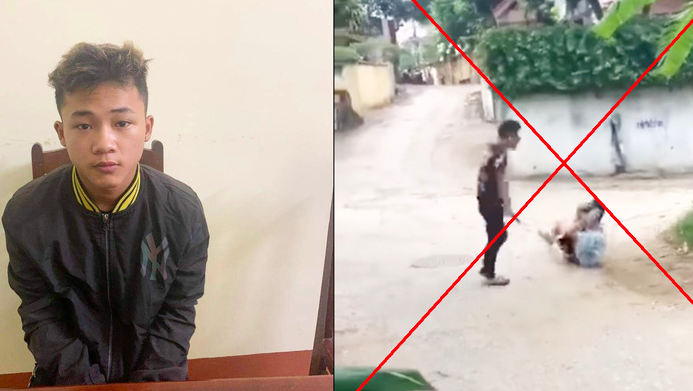 An ninh - Hình sự - Tạm giữ nam sinh lớp 10 hành hung dã man người khác ở Phú Thọ