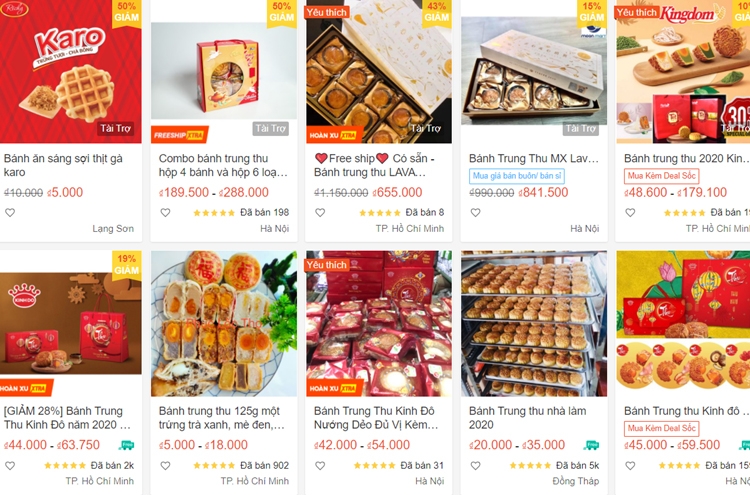 Xu hướng thị trường - Cẩn trọng khi mua mặt hàng bánh Trung thu qua mạng