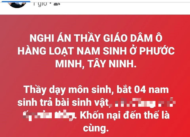 An ninh - Hình sự - Chuyển vụ thầy giáo cấp 2 ở Tây Ninh bị tố dâm ô 4 nam sinh sang cơ quan công an điều tra