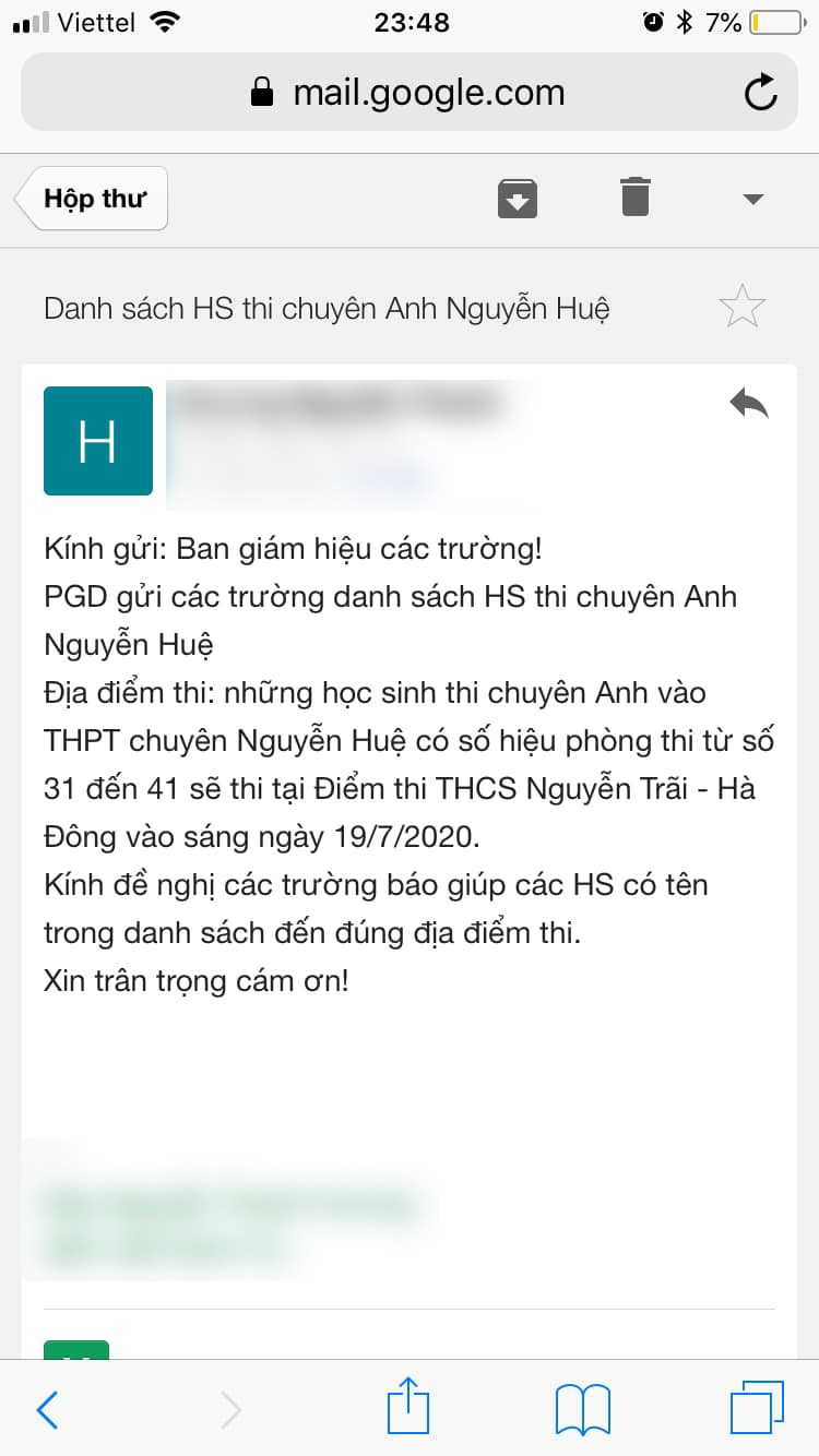 Tin nhanh - Nửa đêm, thí sinh chuyên Anh hốt hoảng nhận thông báo đổi địa điểm thi