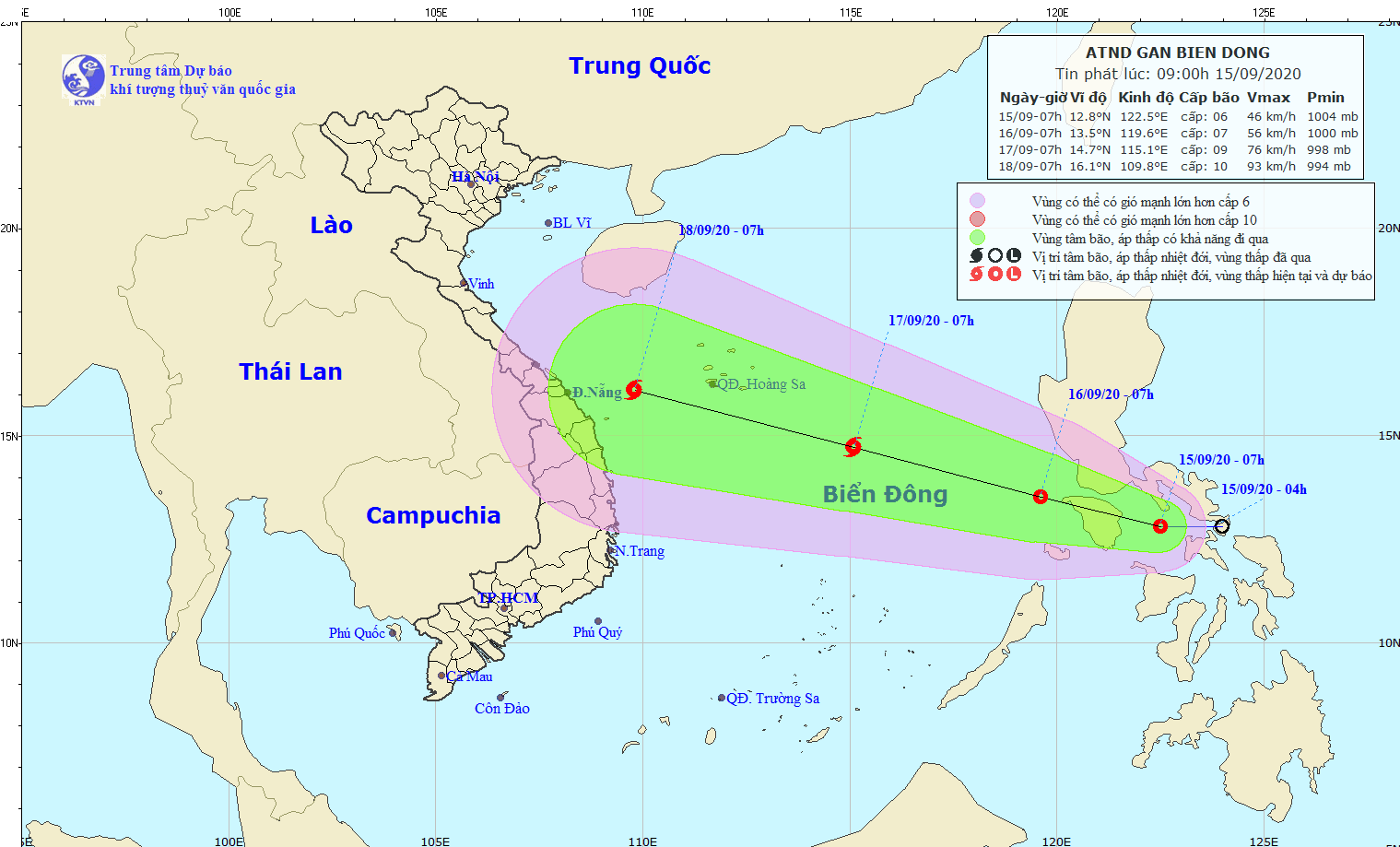 Tin nhanh - Miền Bắc đón không khí lạnh, Biển Đông khả năng sắp đón bão