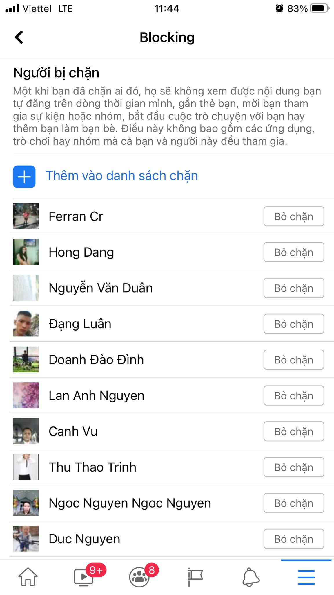 Thủ thuật - Tiện ích - Hướng dẫn cách để bỏ chặn ai đó trên Facebook nhanh nhất (Hình 3).