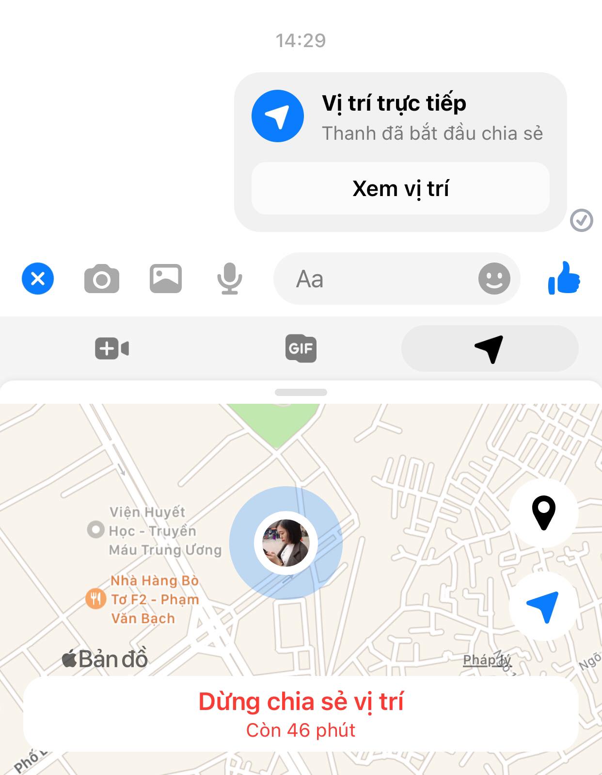 Thủ thuật - Tiện ích - Mách bạn cách chia sẻ vị trí Facebook Messenger nhanh nhất (Hình 2).