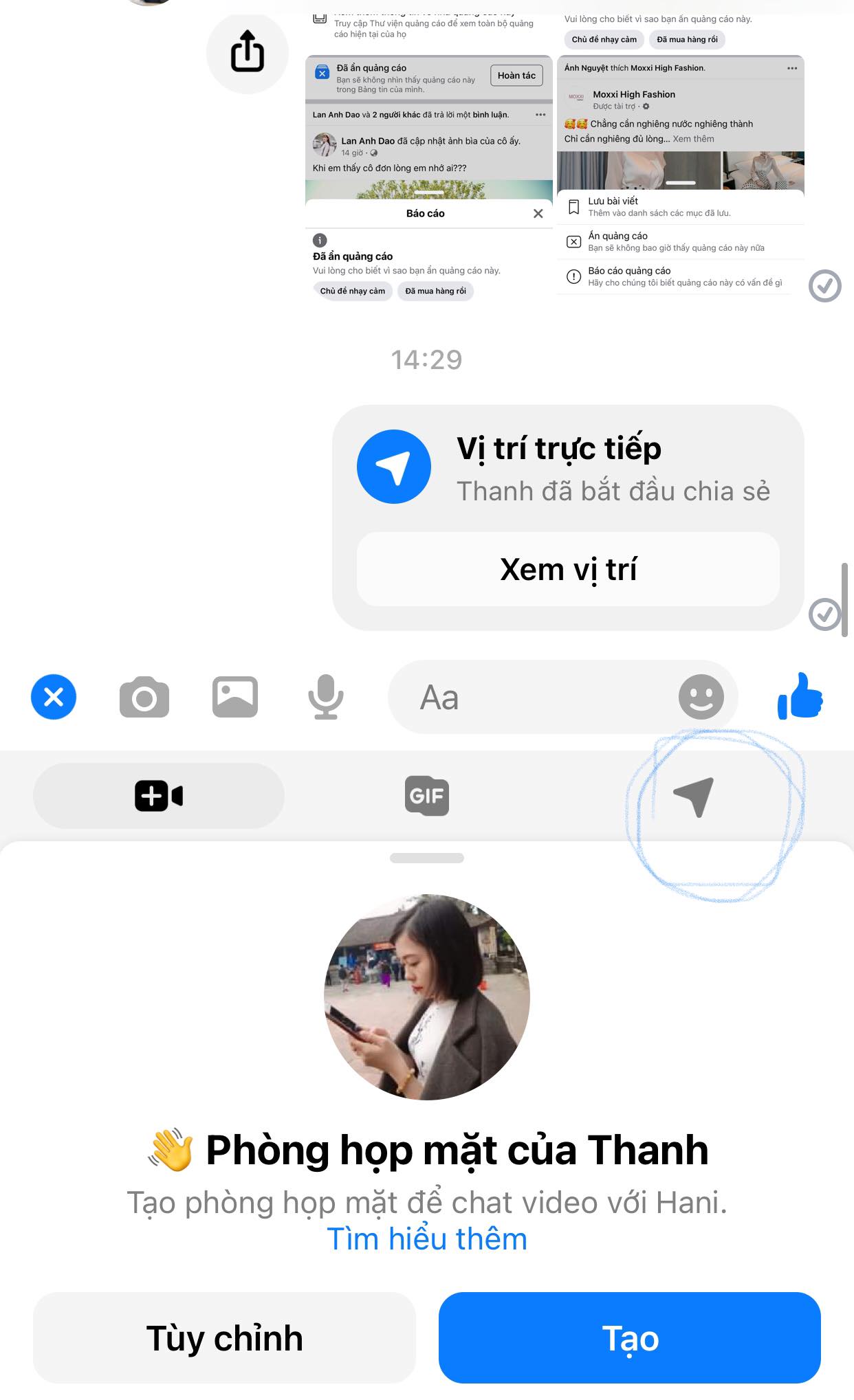 Thủ thuật - Tiện ích - Mách bạn cách chia sẻ vị trí Facebook Messenger nhanh nhất