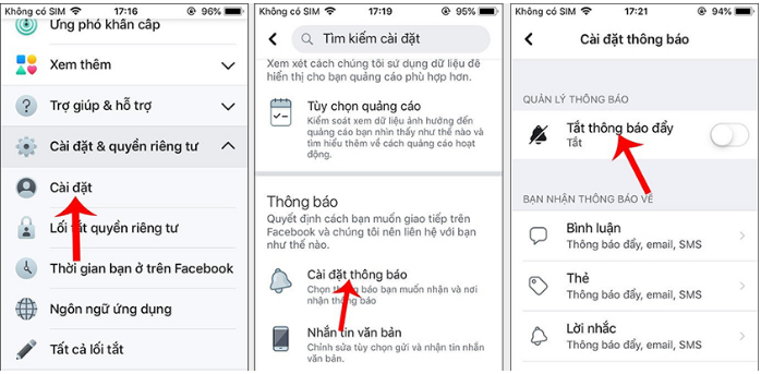 Thủ thuật - Tiện ích - Cách tắt thông báo của Facebook trên điện thoại nhanh nhất