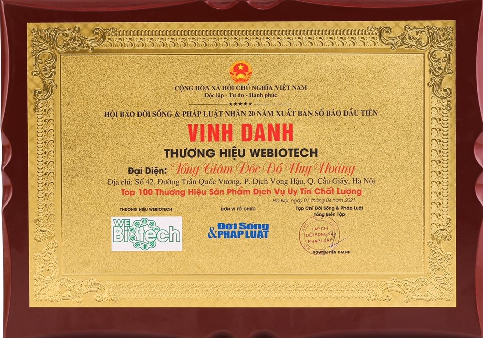 Cần biết - Webiotech xuất sắc vượt qua hàng trăm doanh nghiệp để được tôn vinh (Hình 3).