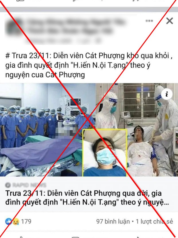 Giải trí - Cát Phượng đáp trả “cực gắt” về tin đồn qua đời