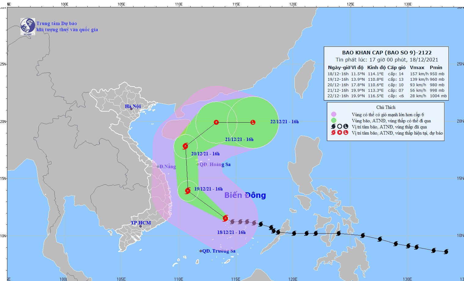 Xã hội - Bão số 9 ở giai đoạn mạnh nhất, miền Trung hứng đợt mưa lớn