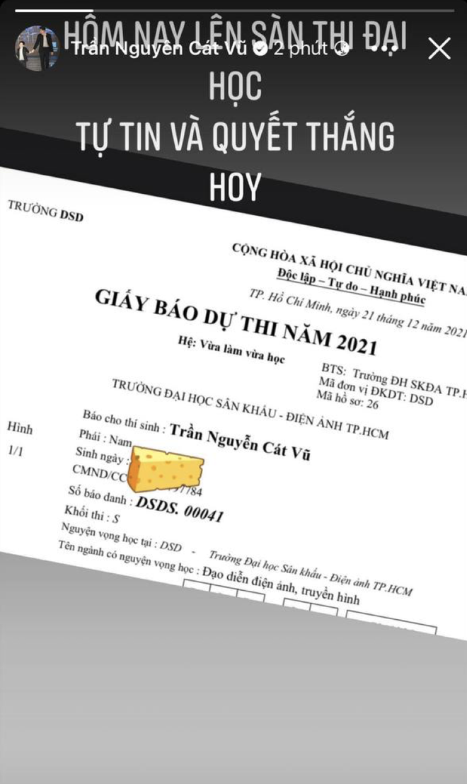 Giải trí - Danh tính sao nam đã có con nhưng vẫn thi đại học ở tuổi 36