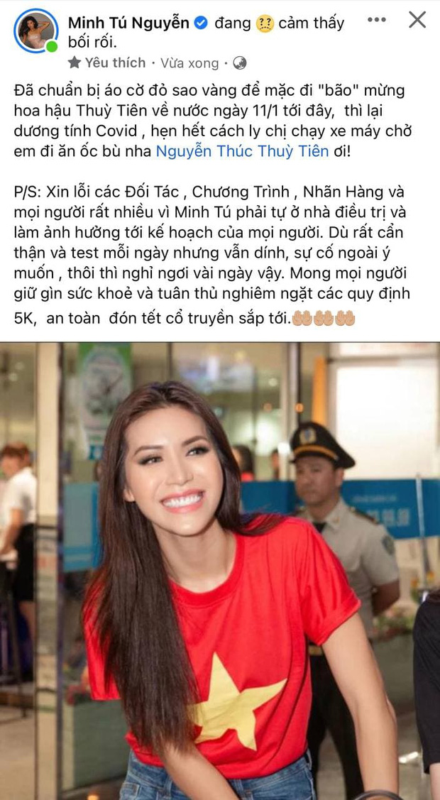 Giải trí - Siêu mẫu Minh Tú mắc Covid-19, H'Hen Niê và Hòa Minzy tiếp xúc gần