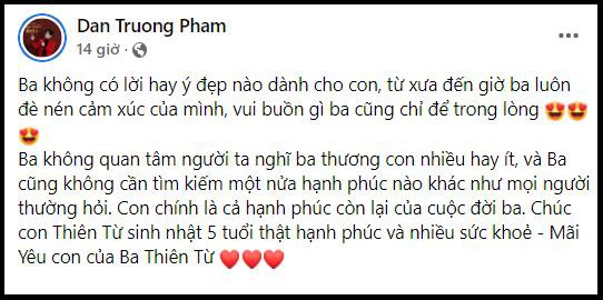 Giải trí - Đăng ảnh chúc mừng sinh nhật con trai, Đan Trường lên tiếng chuyện tái hôn (Hình 2).