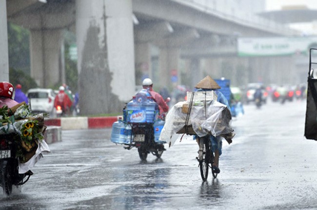 Xã hội - Dự báo thời tiết ngày 24/3/2022: Bắc Bộ hứng mưa to