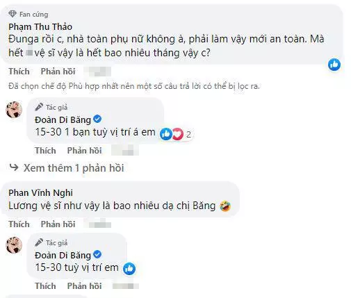 Giải trí - Đoàn Di Băng thuê vệ sĩ bảo vệ 24/24, biết giá thuê ai cũng choáng (Hình 4).