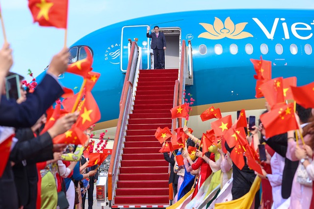 Tiêu điểm - Thủ tướng Phạm Minh Chính tới Bắc Kinh, bắt đầu thăm chính thức Trung Quốc và dự Diễn đàn Kinh tế thế giới (Hình 4).