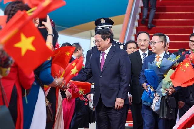 Tiêu điểm - Thủ tướng Phạm Minh Chính tới Bắc Kinh, bắt đầu thăm chính thức Trung Quốc và dự Diễn đàn Kinh tế thế giới (Hình 7).