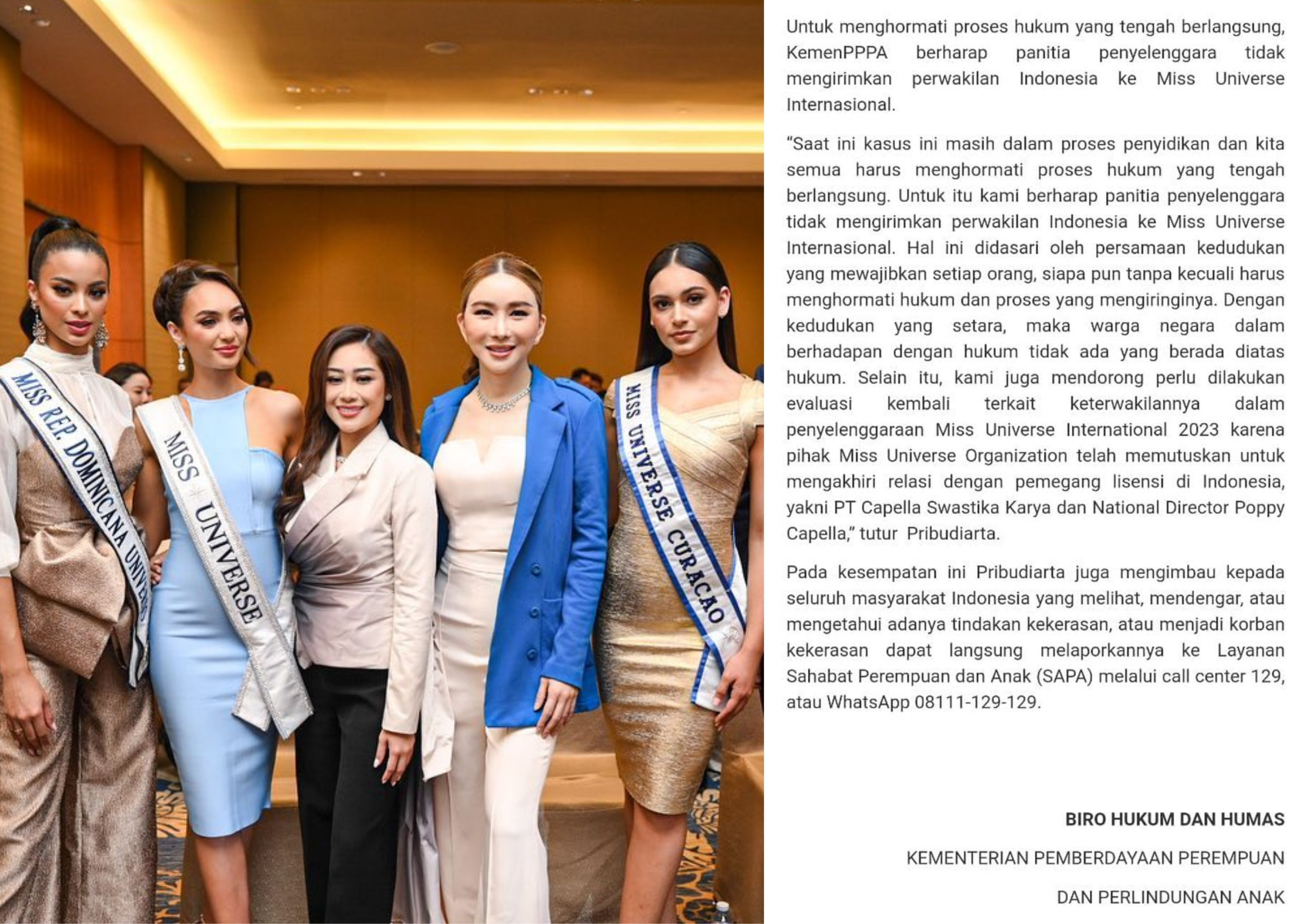 Giải trí - Indonesia yêu cầu không cử thí sinh thi Miss Universe 2023