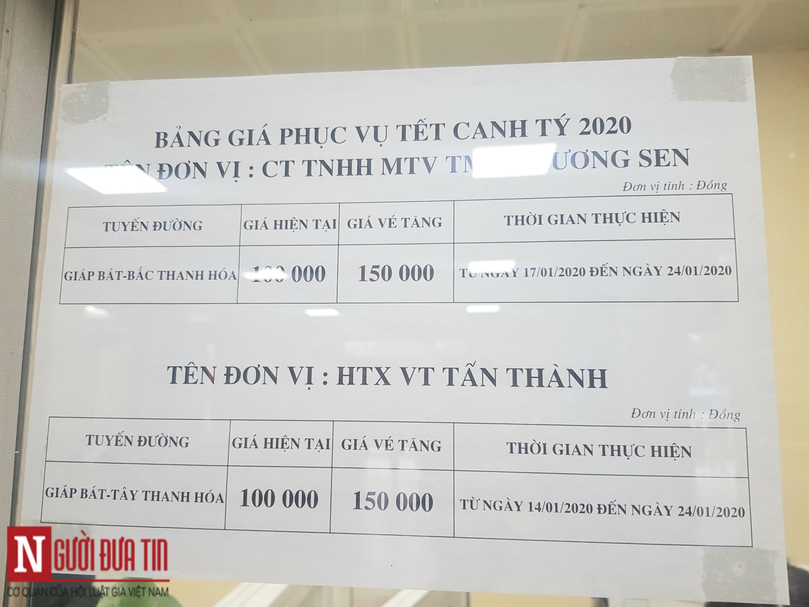 Tin nhanh - Nhiều nhà xe đồng loạt tăng giá ngày Tết: Người dân “méo mặt” rút hầu bao (Hình 2).