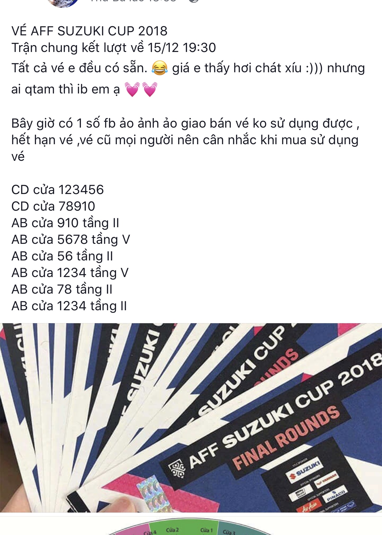 Thể thao - AFF 2018:  Sốt vé trận Việt Nam - Malaysia 'hơn 10 triệu/cặp, không có vé mà bán' (Hình 3).