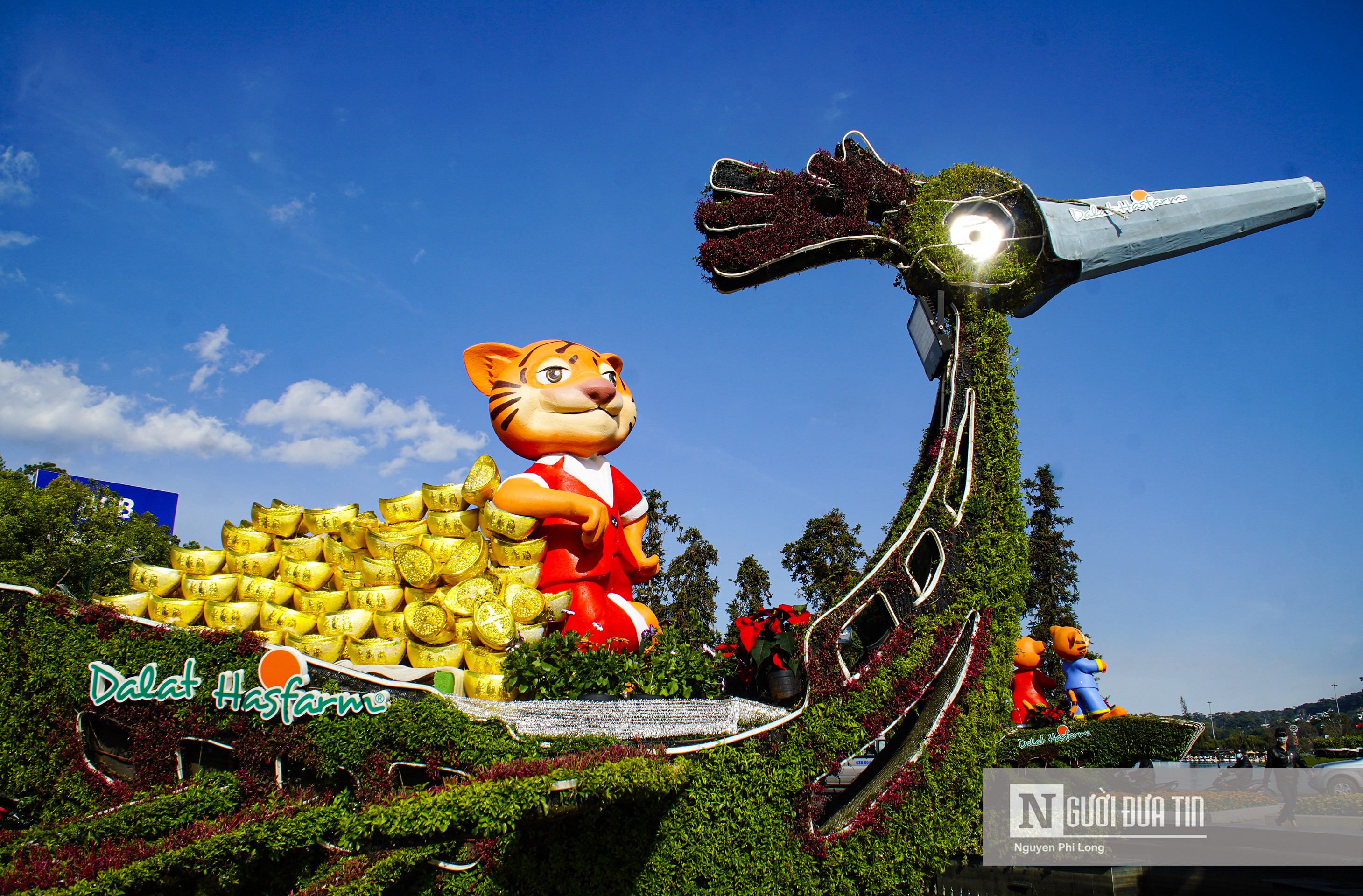 Dân sinh - Tạo hình linh vật hổ đáng yêu tại Lâm Đồng (Hình 2).