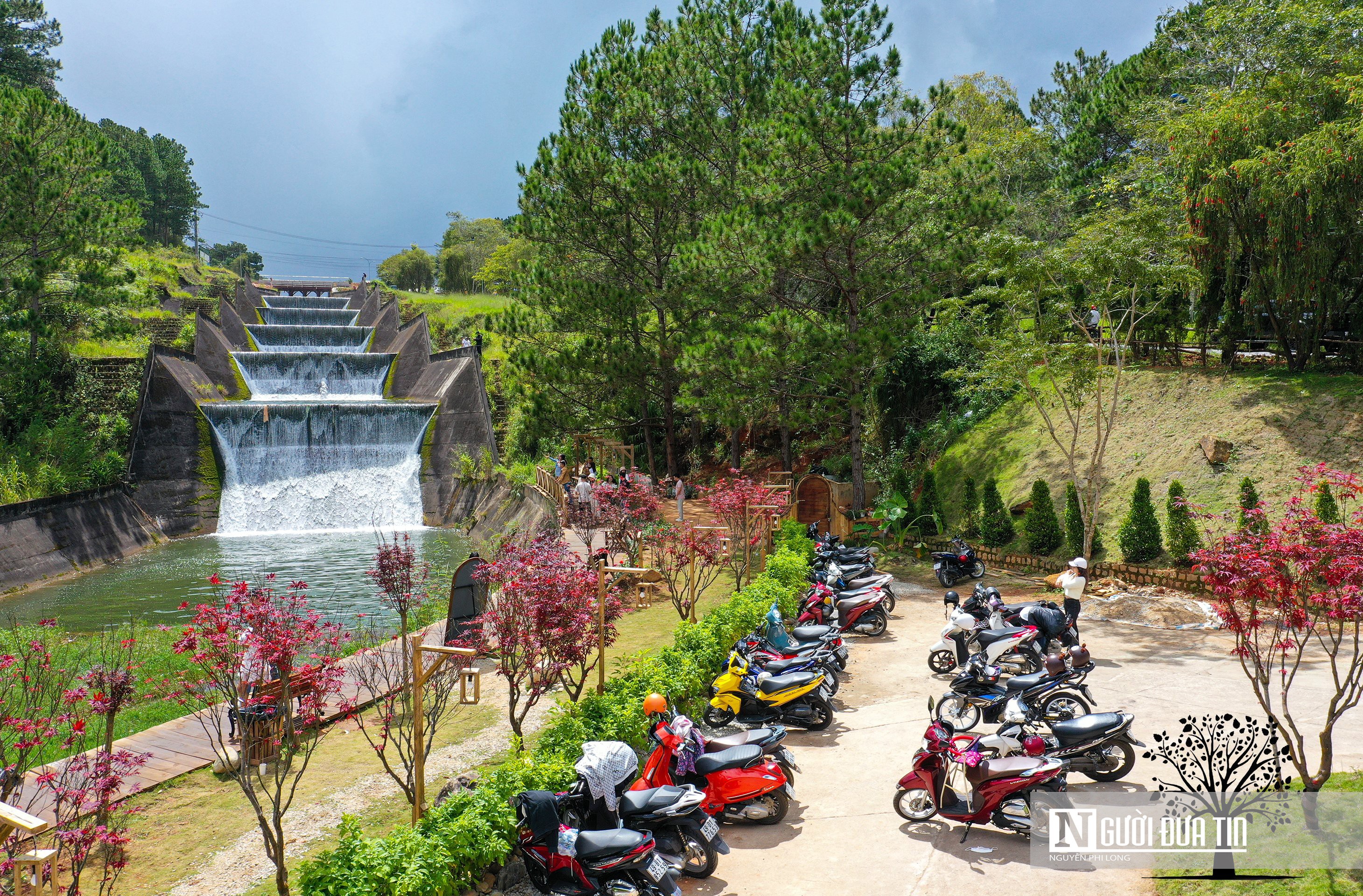 Văn hoá - Ngắm rừng phong lá đỏ tuyệt đẹp cạnh Hồ Tuyền Lâm (Hình 10).