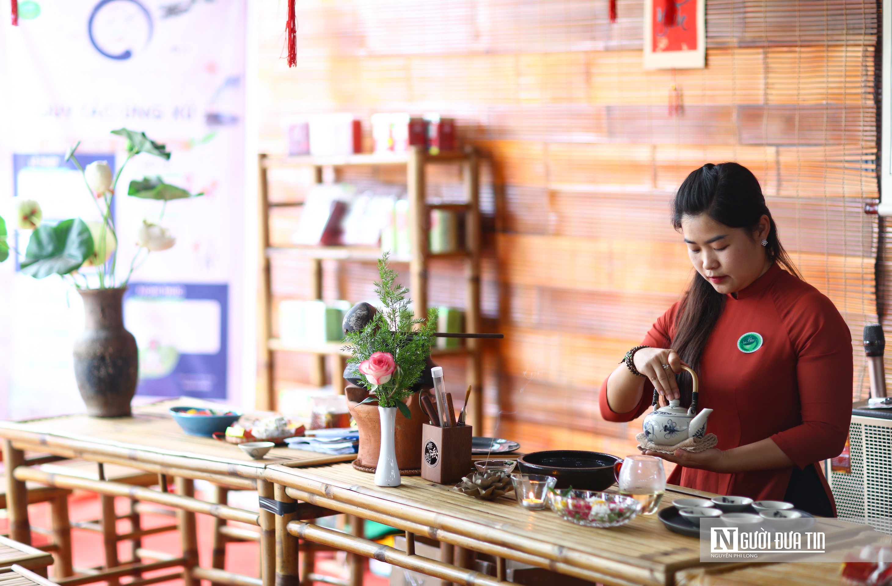 Văn hoá - Hương trà, sắc tơ tại Hội chợ thương mại, triển lãm chào mừng Festival Hoa Đà Lạt (Hình 3).